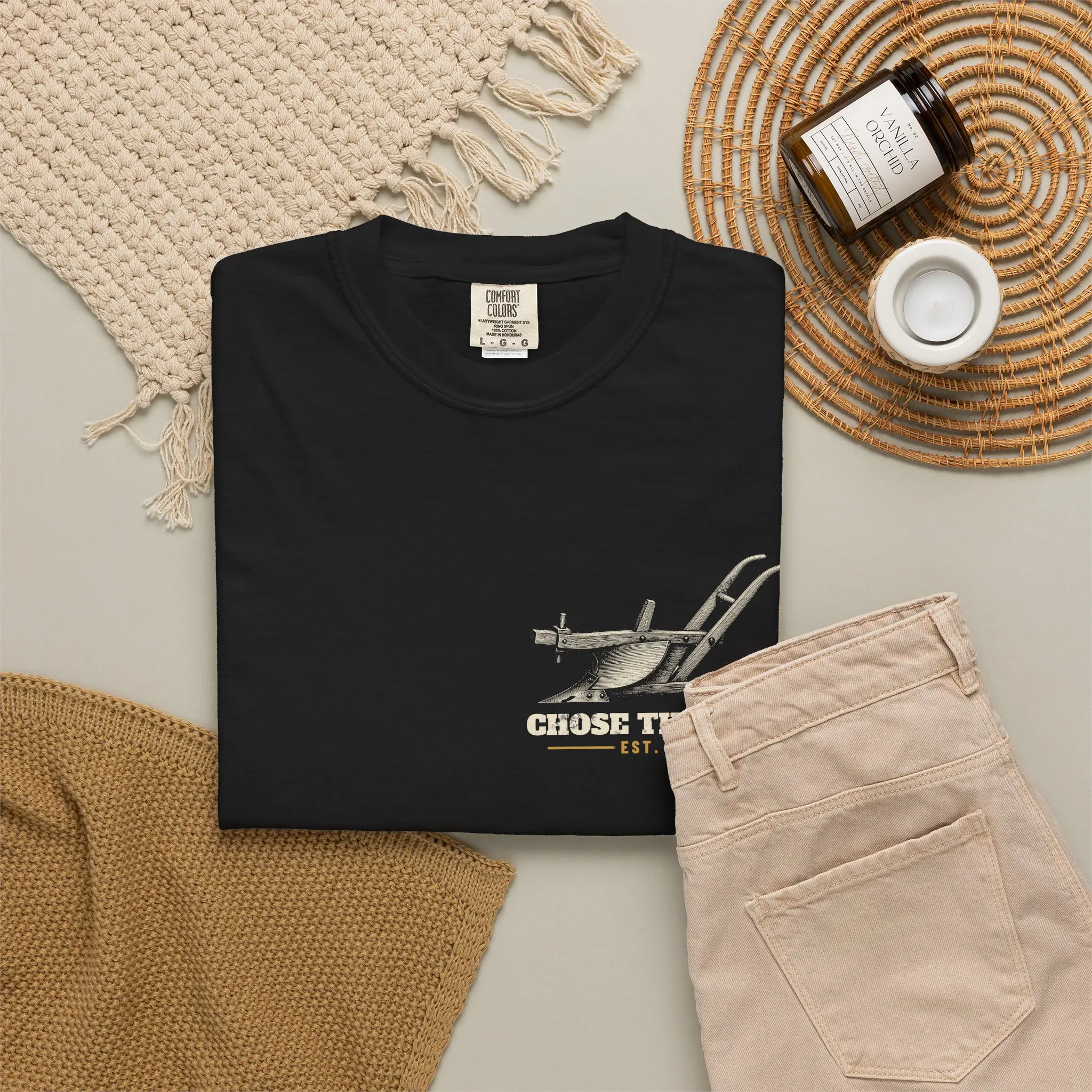 Could Have Been King, Chose the Farm T-Shirt | George Washington Front and Back Tee - Image 16