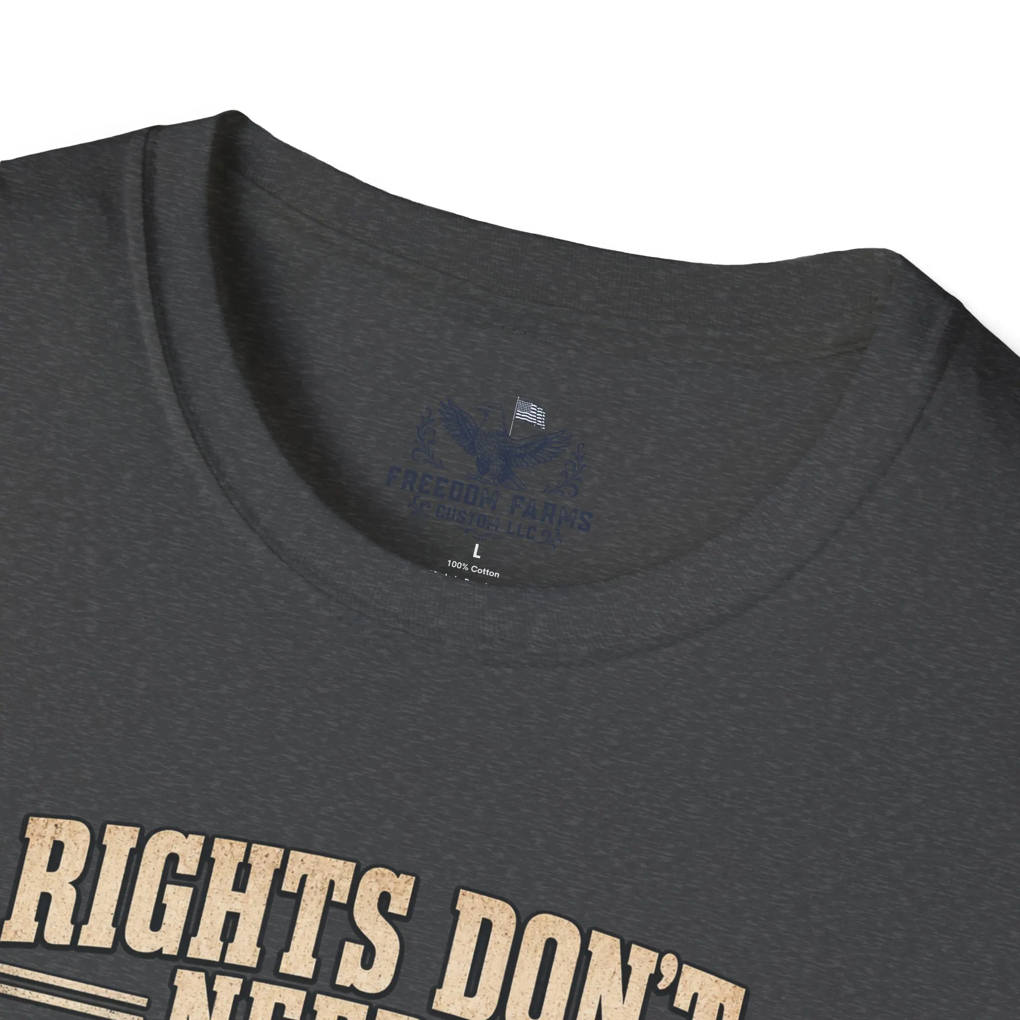 Rights Don't Need a Permission Slip T-Shirt | Denied Stamp Patriotic Tee - Image 11
