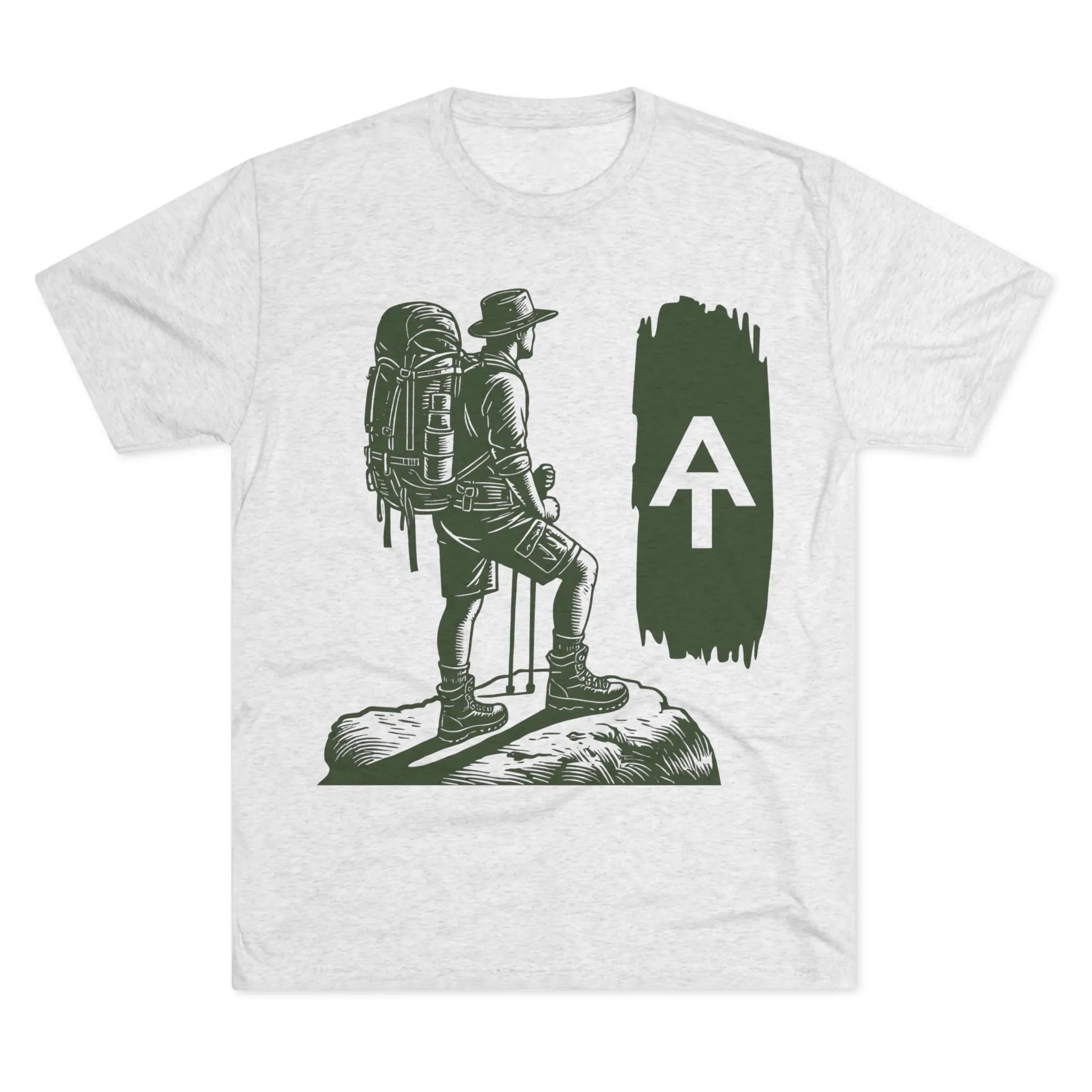 Appalachian Trail Hiker Tri-Blend Tee | AT Backpacker Mountain Shirt