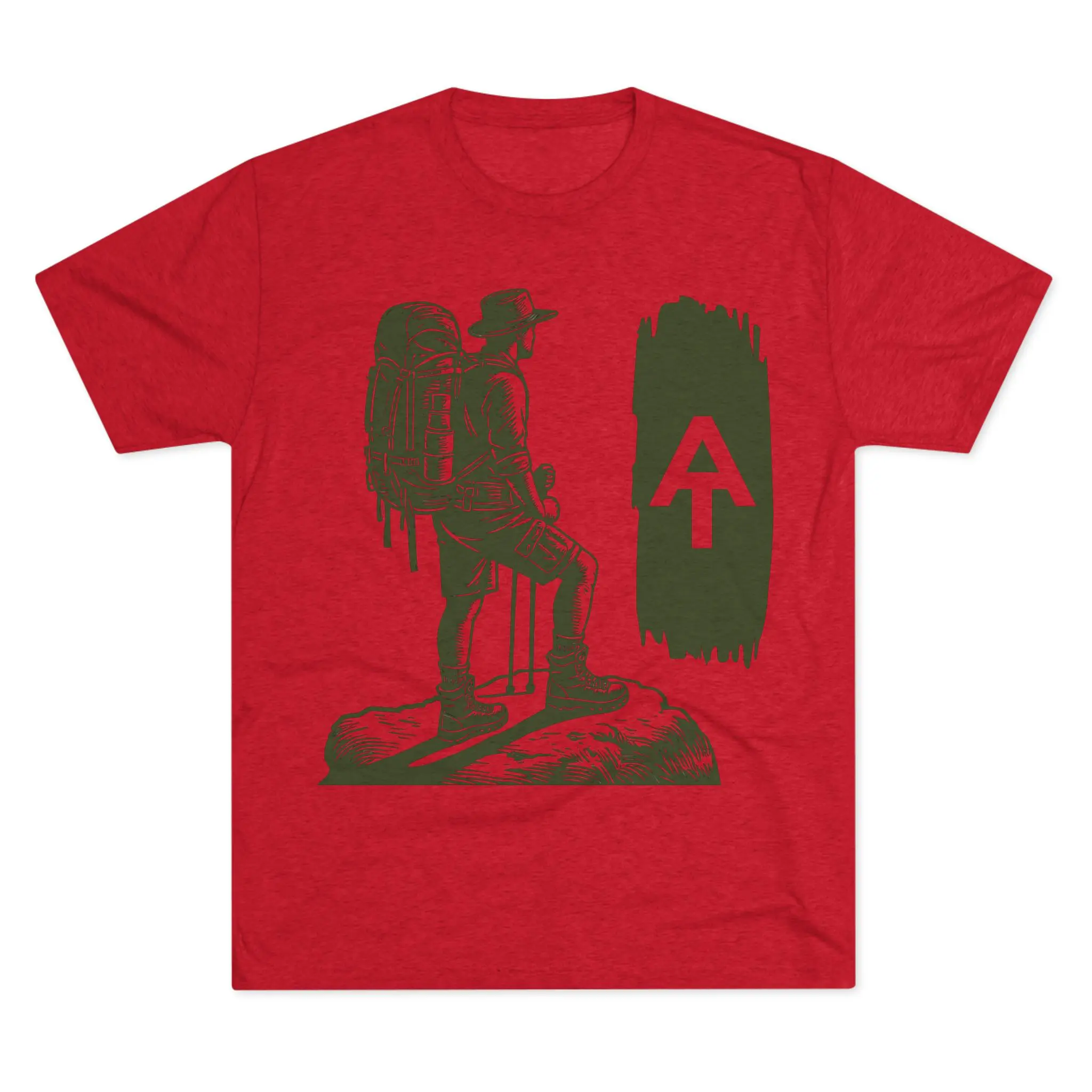 Appalachian Trail Hiker Tri-Blend Tee | AT Backpacker Mountain Shirt - Image 21
