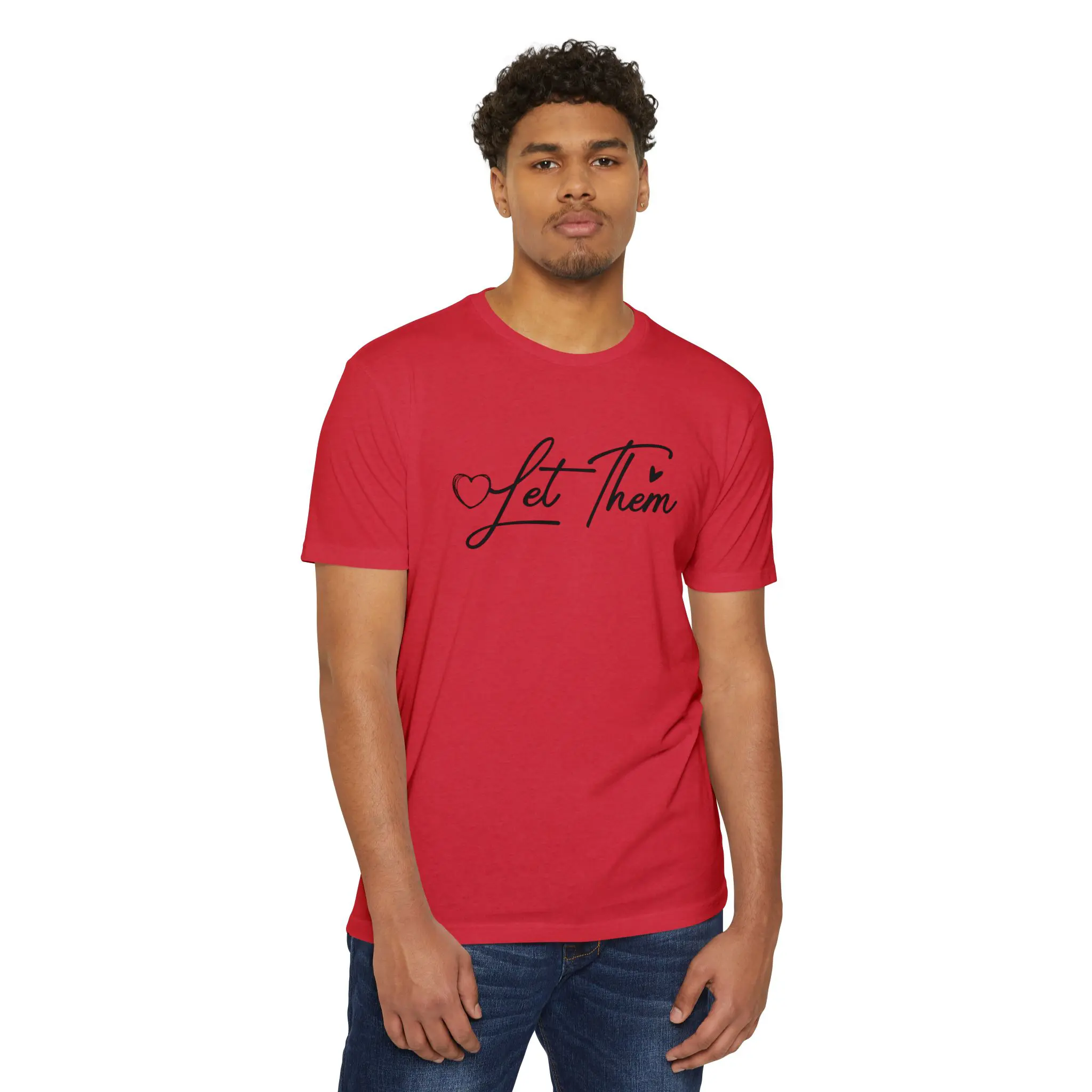 Let Them Front and Back Print T-Shirt | Never Let Them Dim Your Light Tee - Image 31
