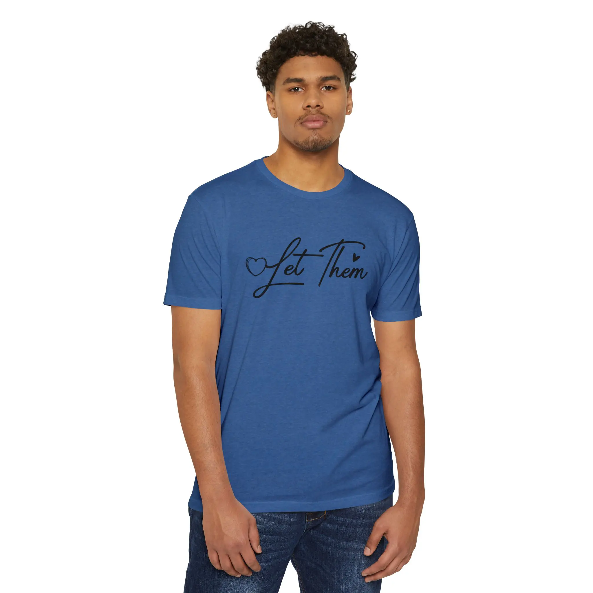 Let Them Front and Back Print T-Shirt | Never Let Them Dim Your Light Tee - Image 27