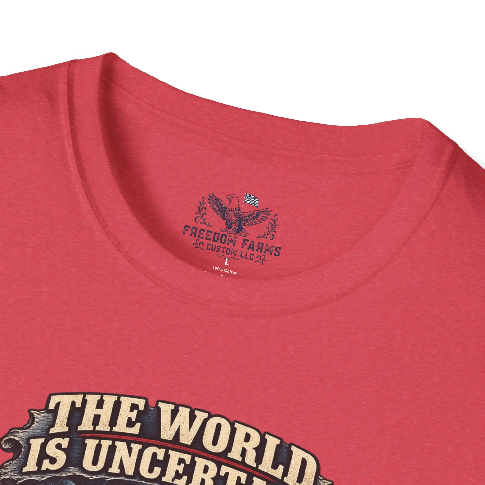 The World Is Uncertain, My Foundation Isn't T-Shirt | Christian Lighthouse Tee - Image 19