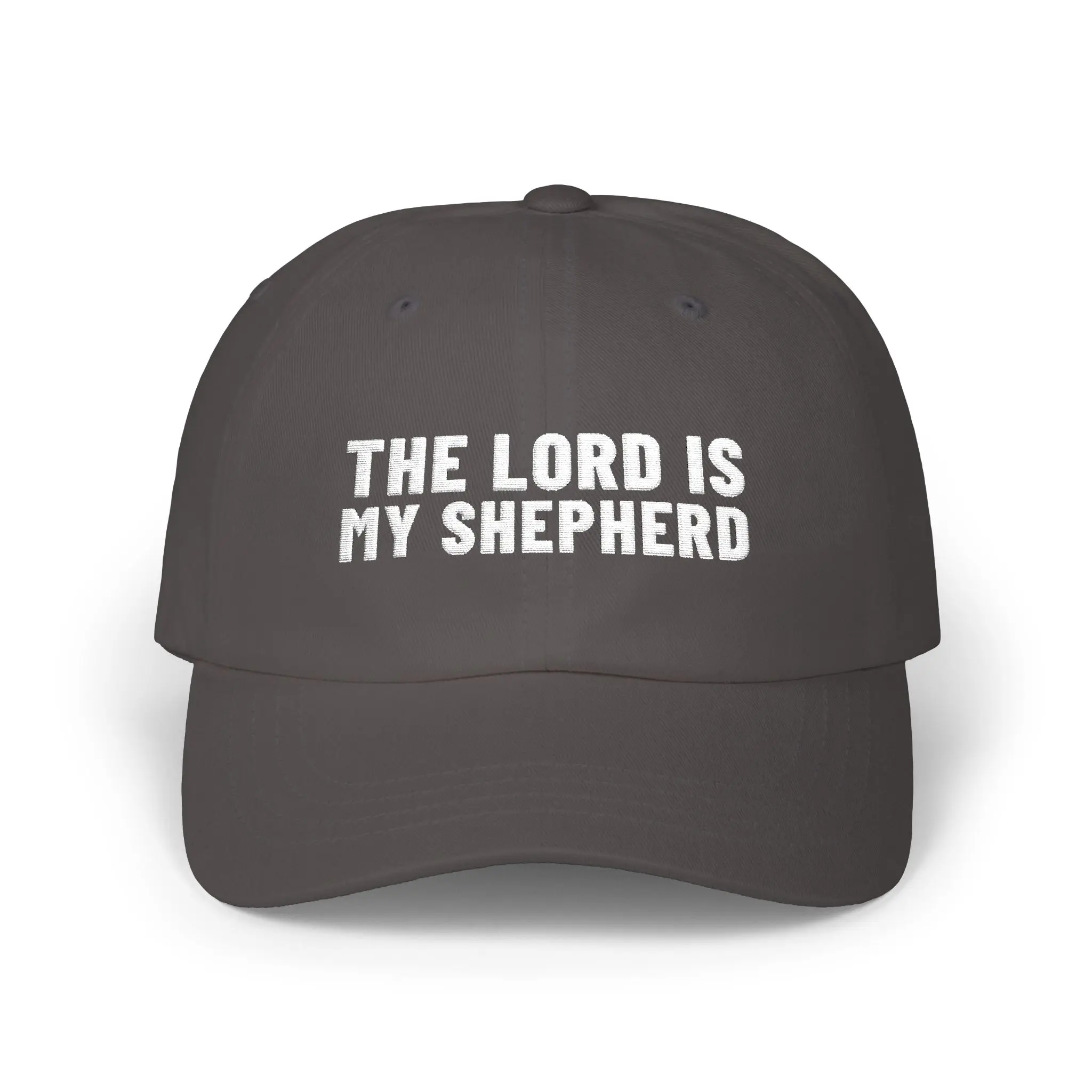 The Lord Is My Shepherd Dad Hat | Embroidered Psalm 23 Cap - Image 9