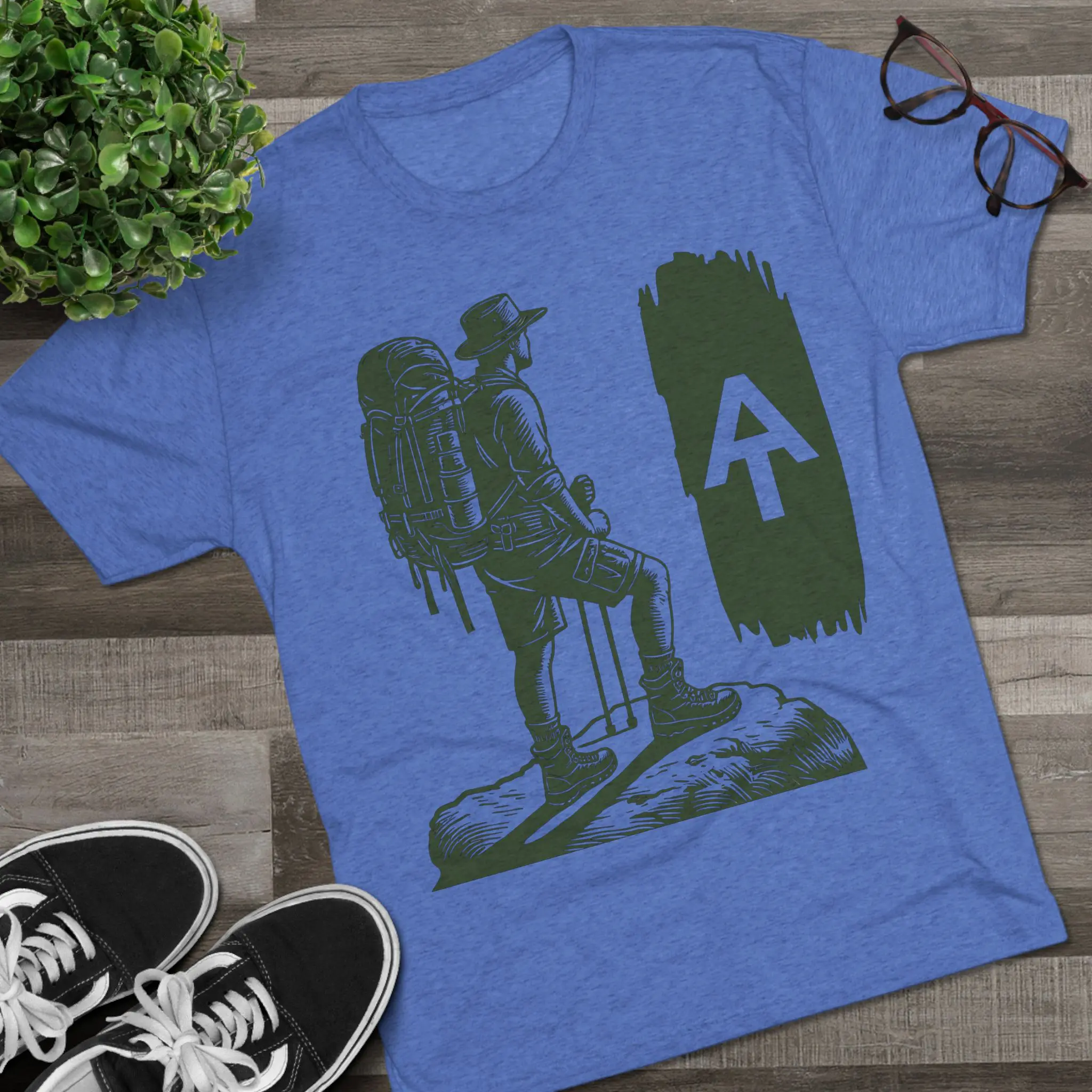 Appalachian Trail Hiker Tri-Blend Tee | AT Backpacker Mountain Shirt - Image 15