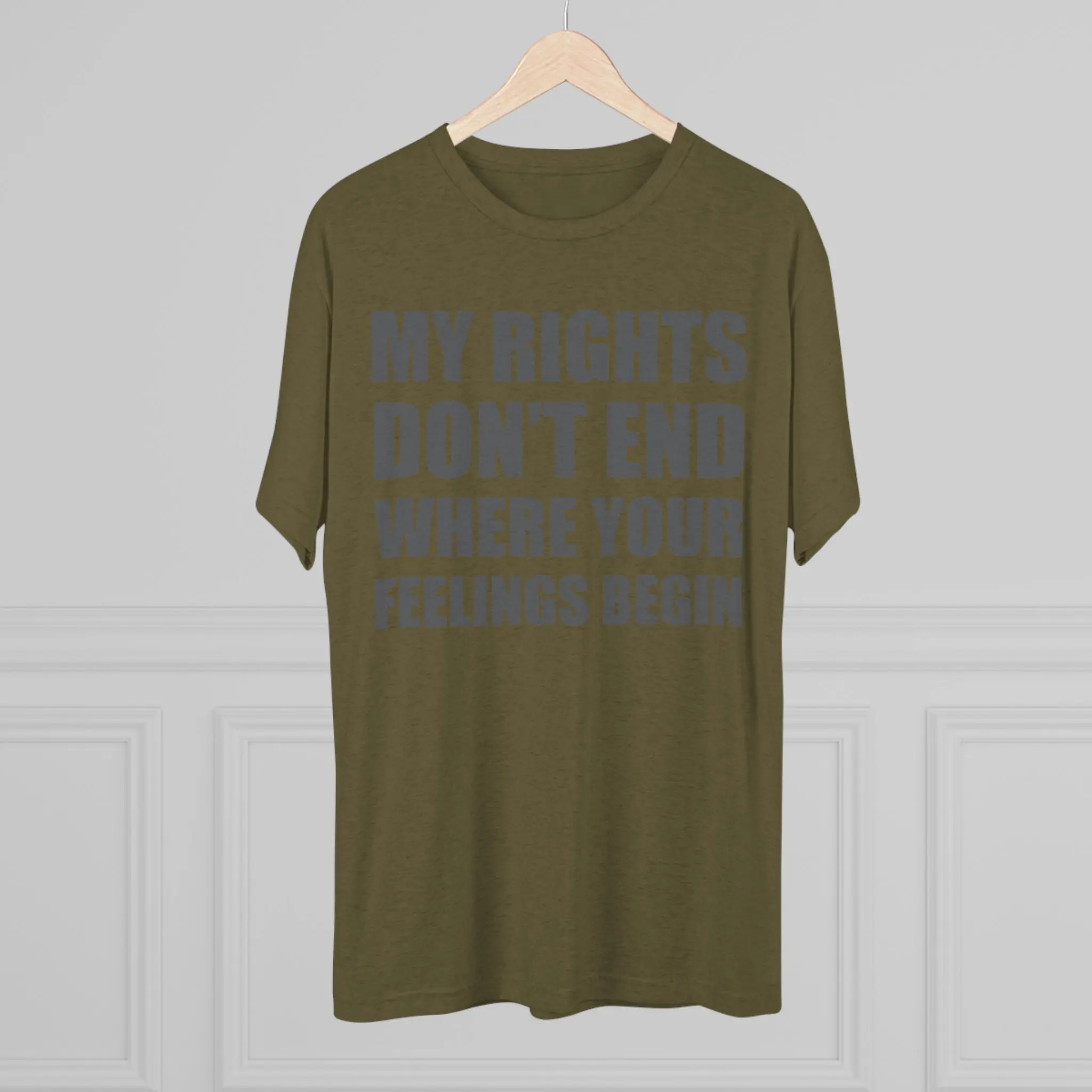 My Rights Don't End Where Your Feelings Begin Tee | Bold Freedom Shirt - Image 4