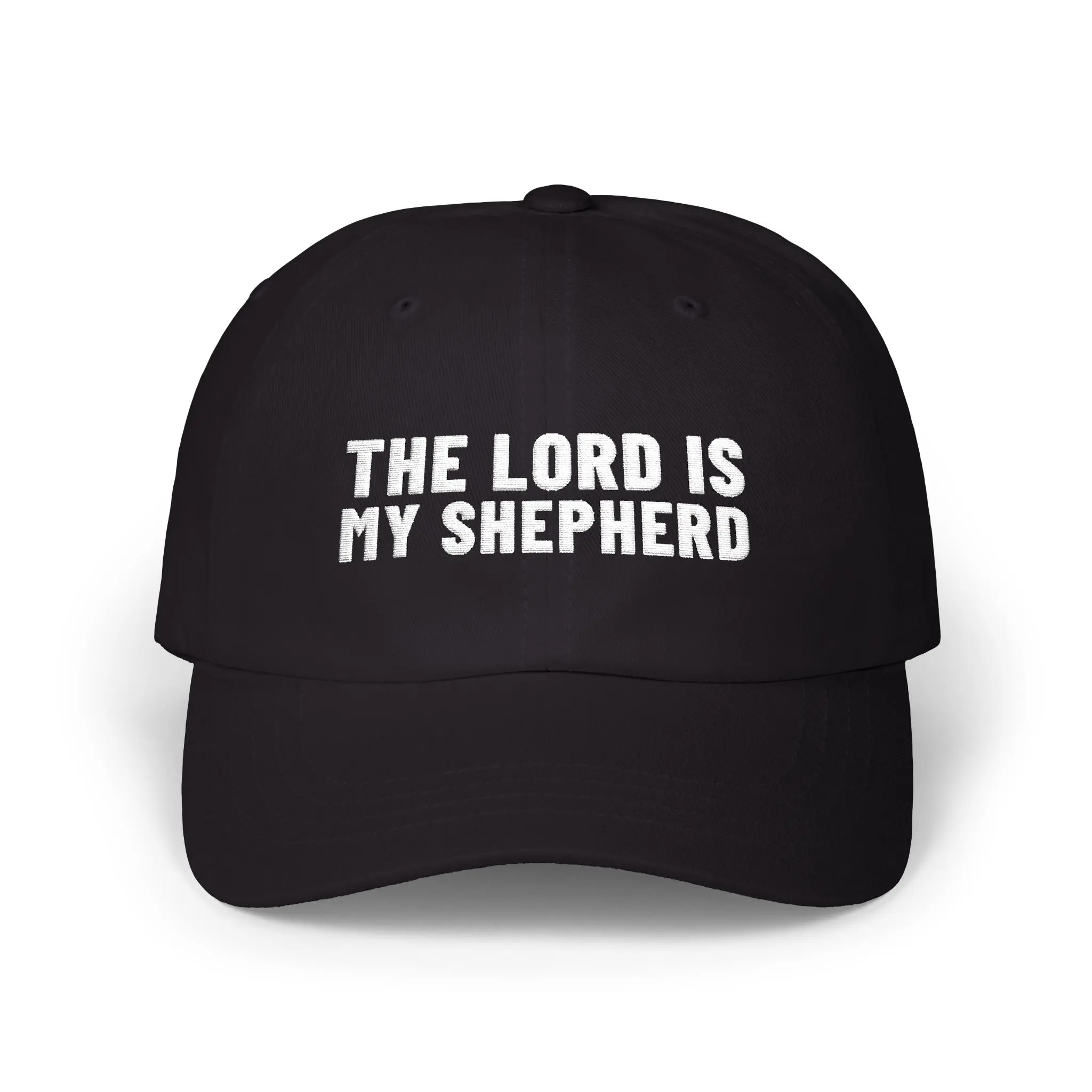 The Lord Is My Shepherd Dad Hat | Embroidered Psalm 23 Cap - Image 5