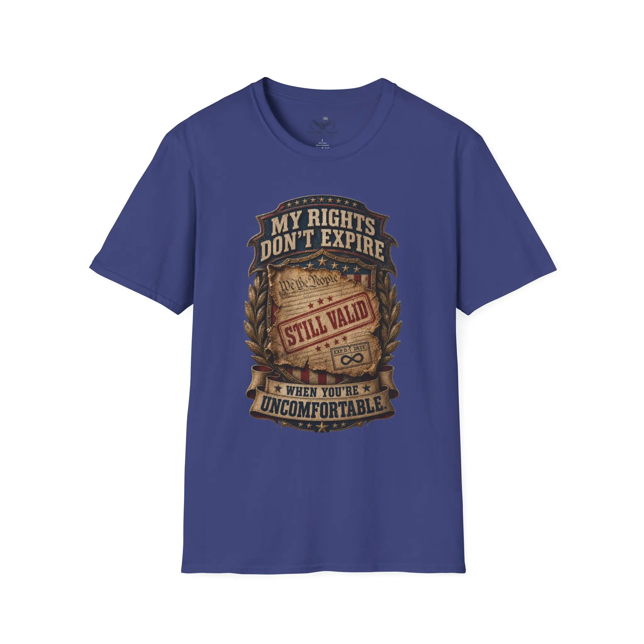My Rights Don't Expire When You're Uncomfortable T-Shirt | We the People Tee - Image 13