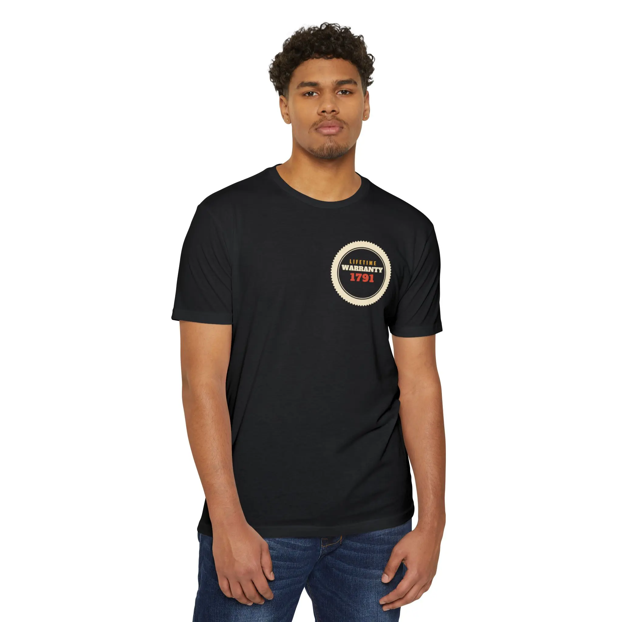 Lifetime Warranty 1791 T-Shirt | Second Amendment Front and Back Tee - Image 19