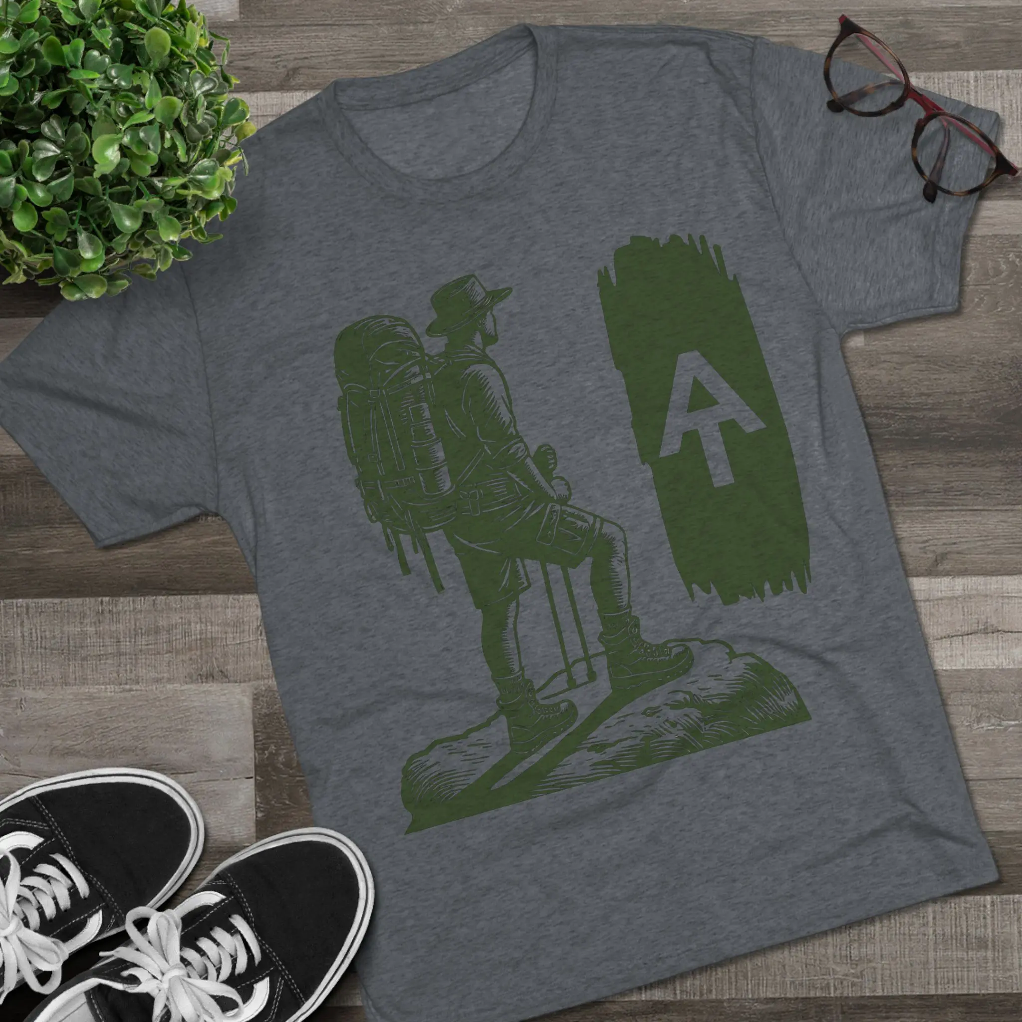 Appalachian Trail Hiker Tri-Blend Tee | AT Backpacker Mountain Shirt - Image 19
