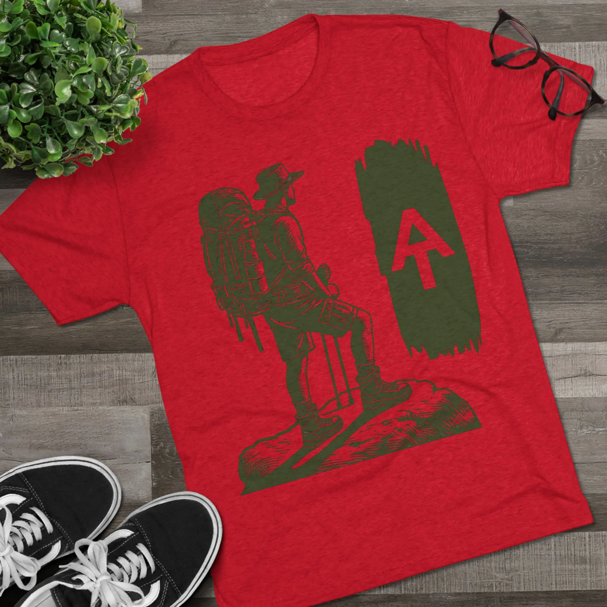 Appalachian Trail Hiker Tri-Blend Tee | AT Backpacker Mountain Shirt - Image 23