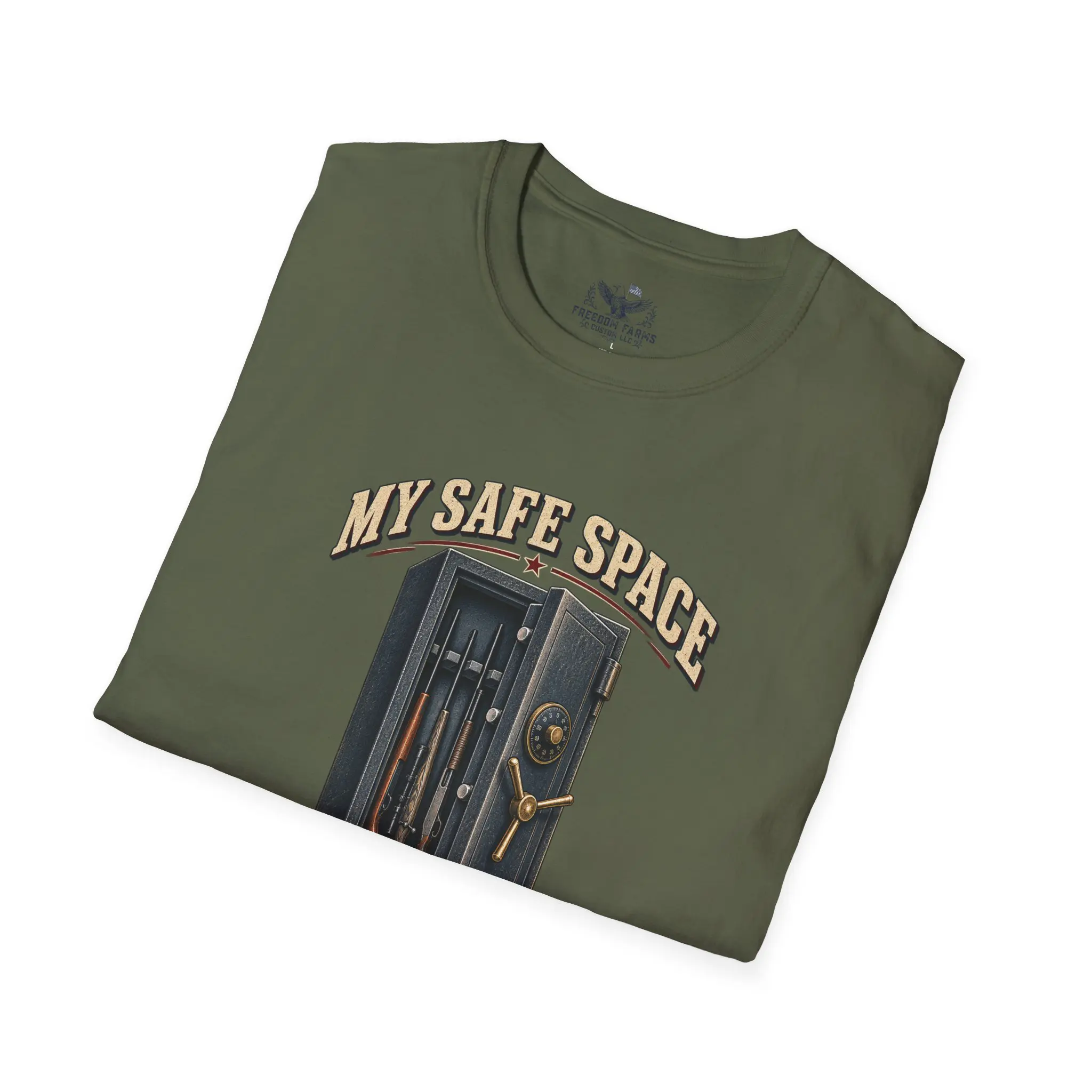 My Safe Space Has a Combination T-Shirt | Funny Gun Safe Tee - Image 12