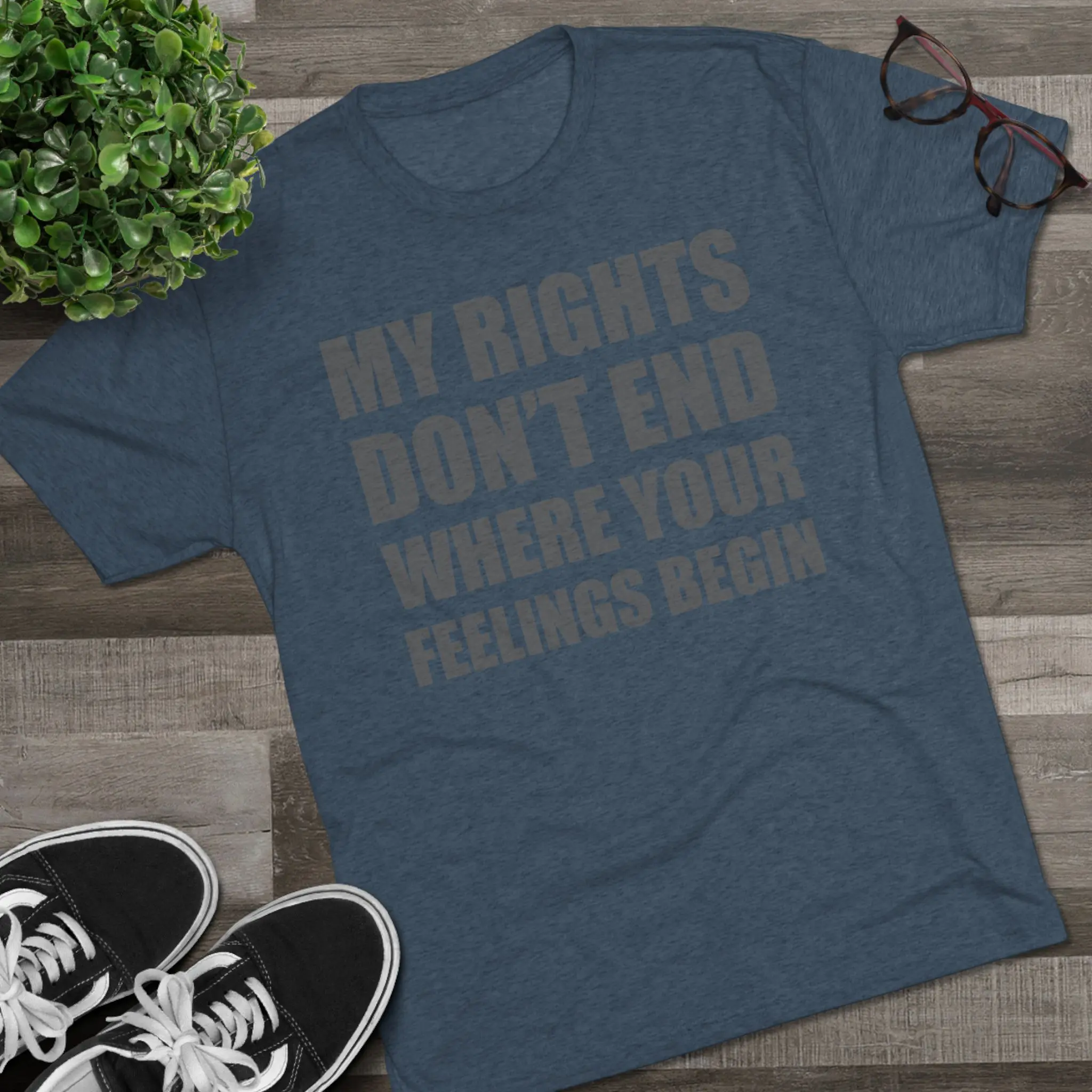 My Rights Don't End Where Your Feelings Begin Tee | Bold Freedom Shirt - Image 11