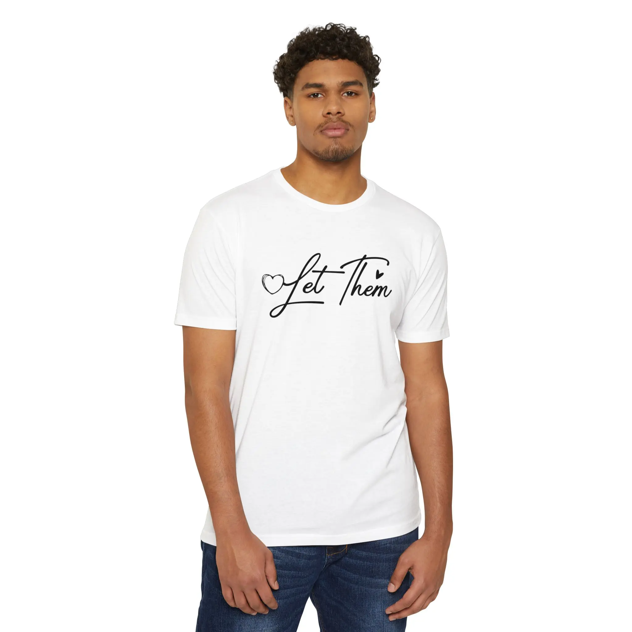 Let Them Front and Back Print T-Shirt | Never Let Them Dim Your Light Tee - Image 23