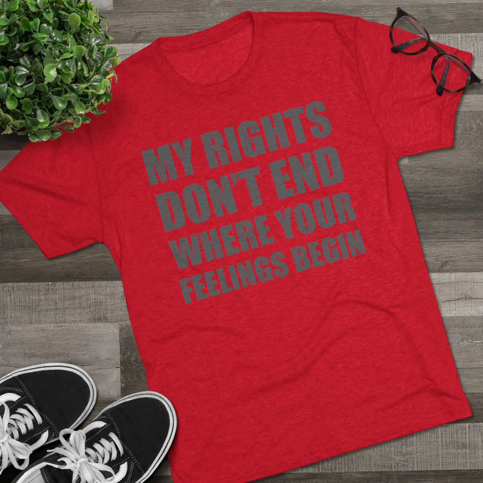 My Rights Don't End Where Your Feelings Begin Tee | Bold Freedom Shirt - Image 23