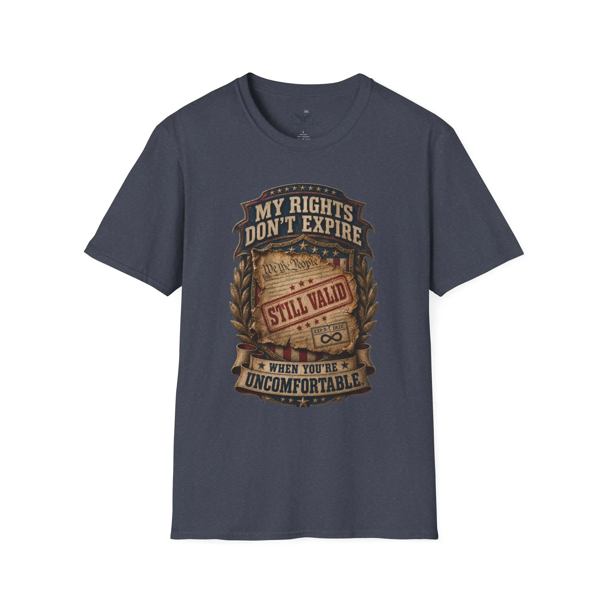 My Rights Don't Expire When You're Uncomfortable T-Shirt | We the People Tee - Image 17
