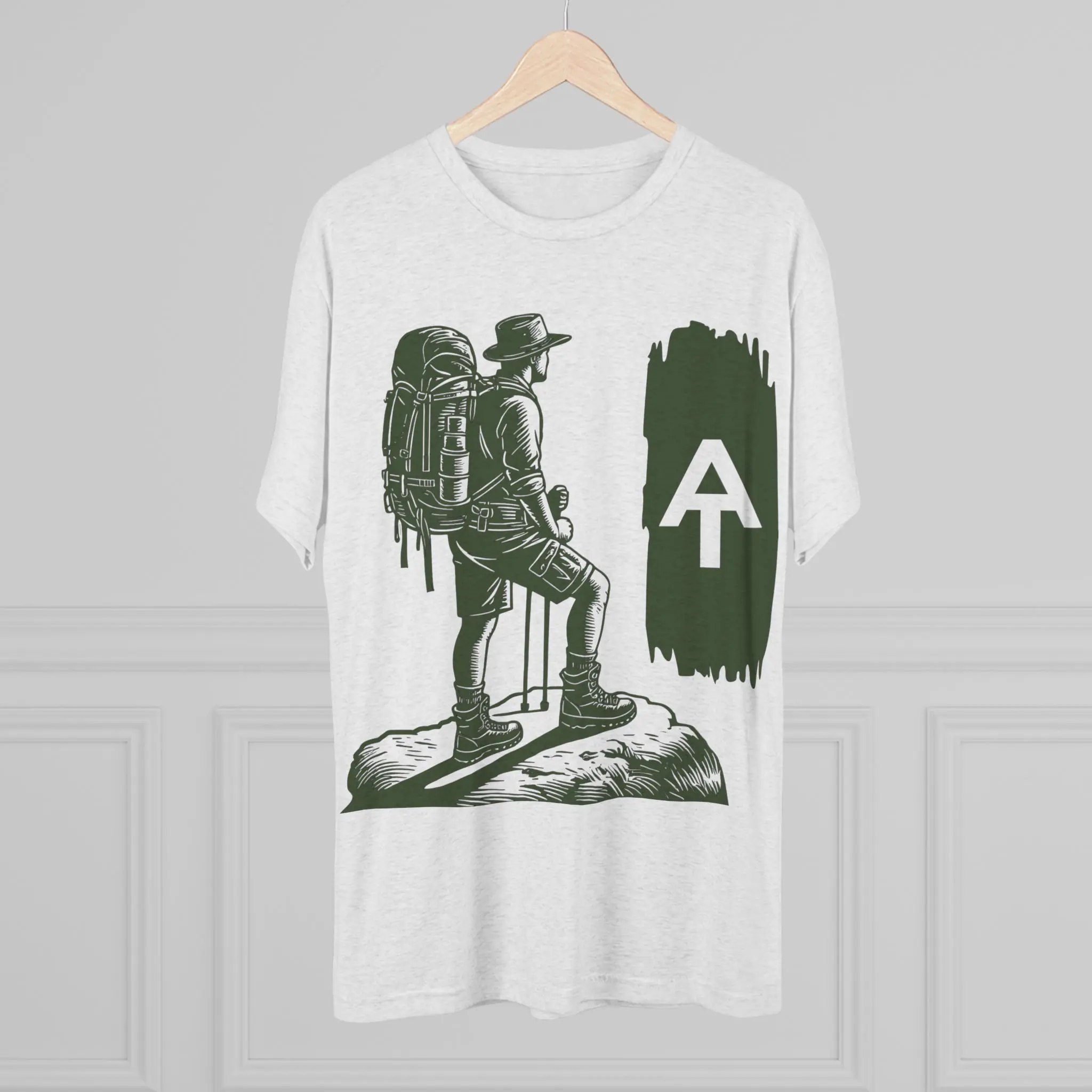 Appalachian Trail Hiker Tri-Blend Tee | AT Backpacker Mountain Shirt - Image 4