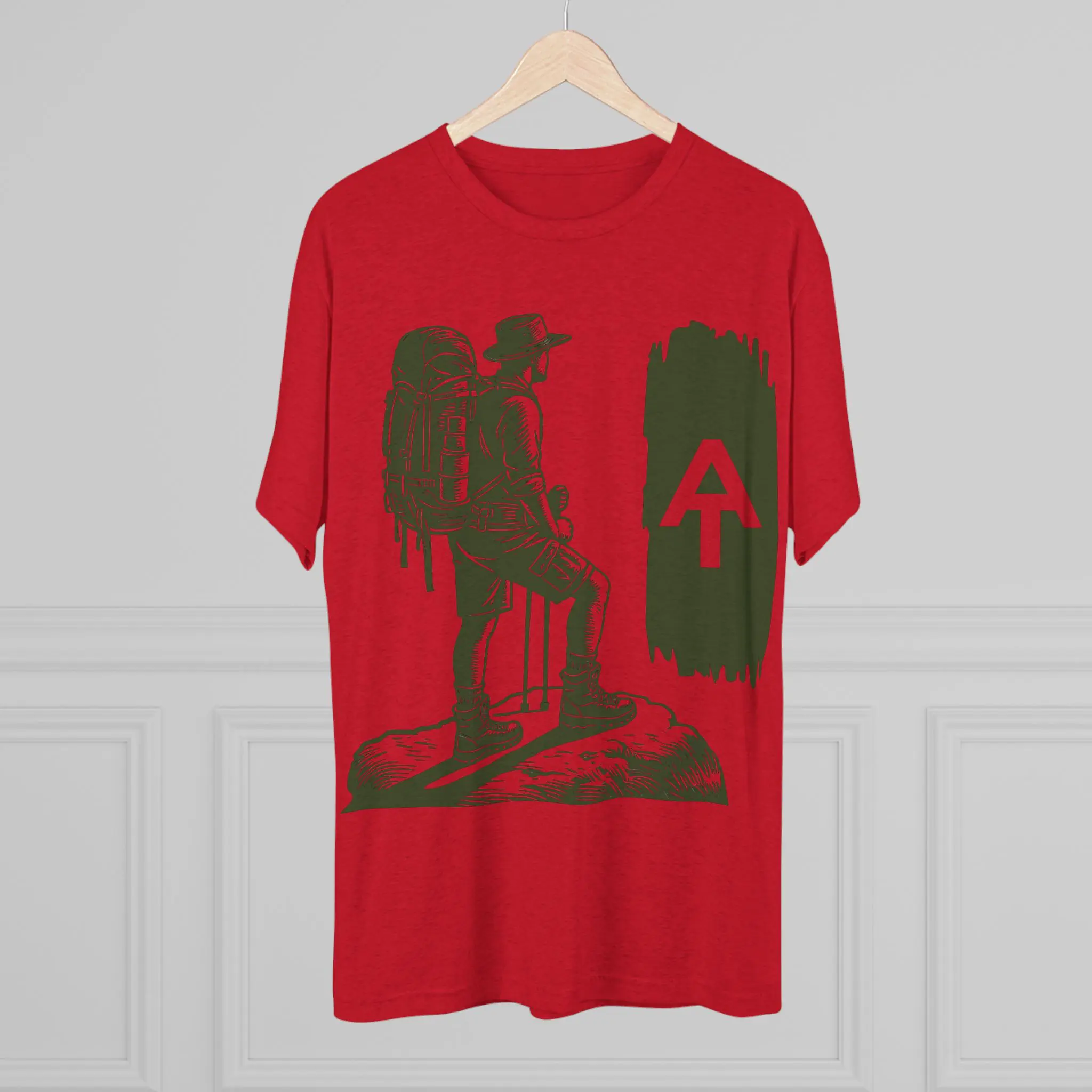 Appalachian Trail Hiker Tri-Blend Tee | AT Backpacker Mountain Shirt - Image 24