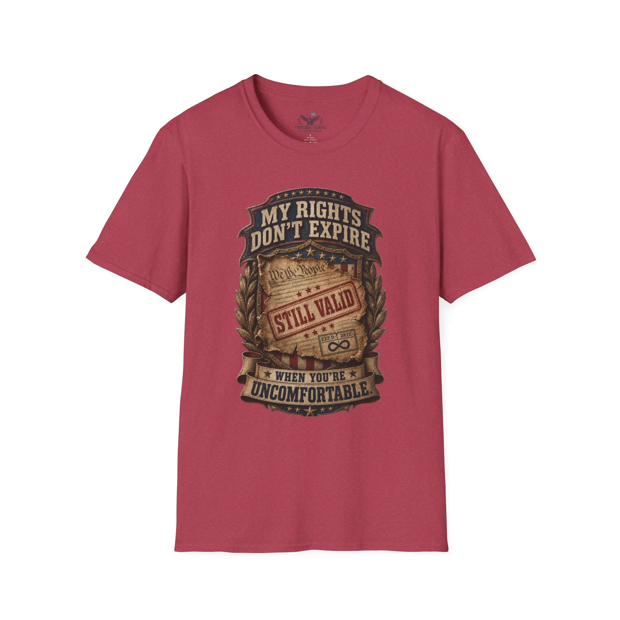 My Rights Don't Expire When You're Uncomfortable T-Shirt | We the People Tee - Image 21