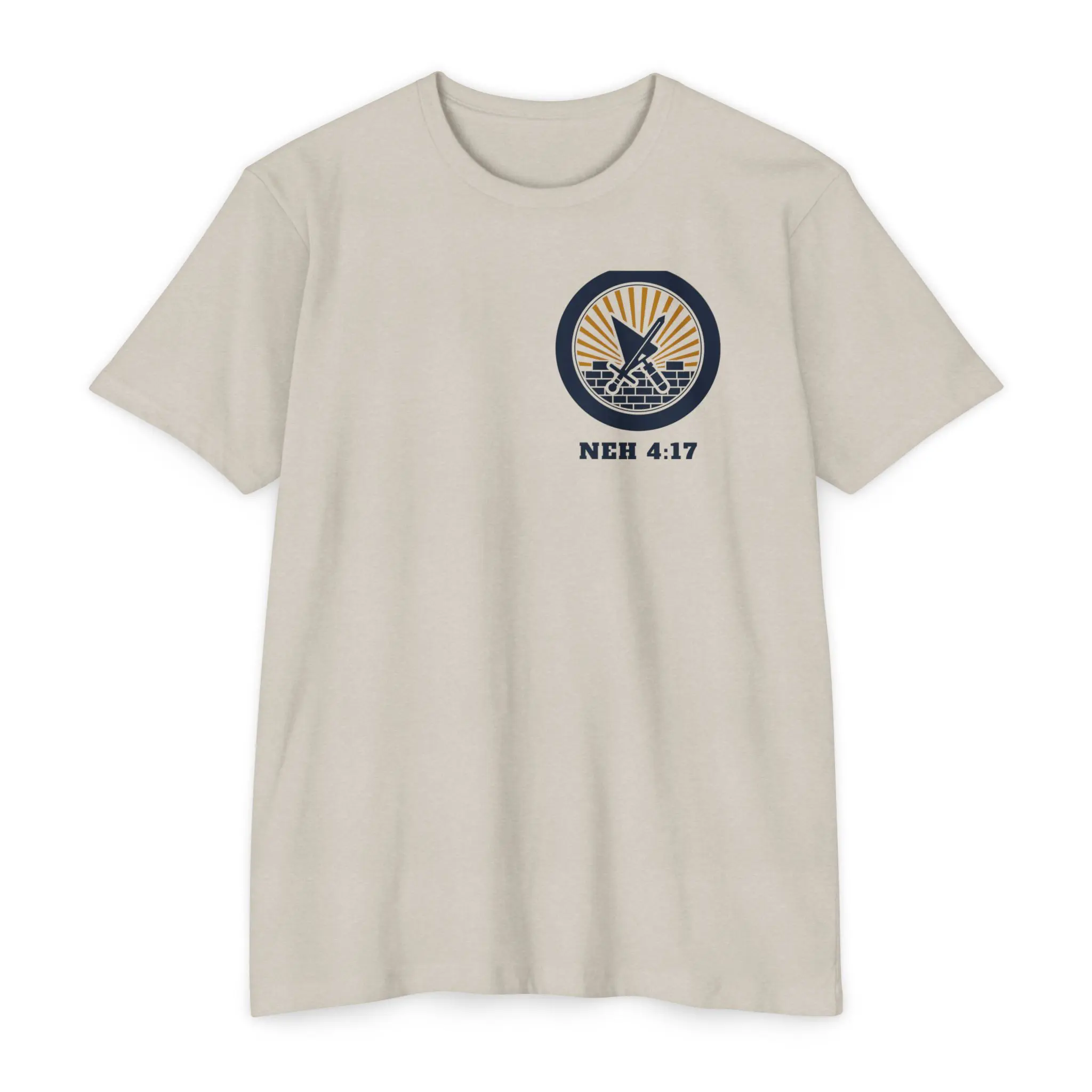 Builders & Watchmen T-Shirt | Nehemiah 4:17 Front and Back Tee - Image 5