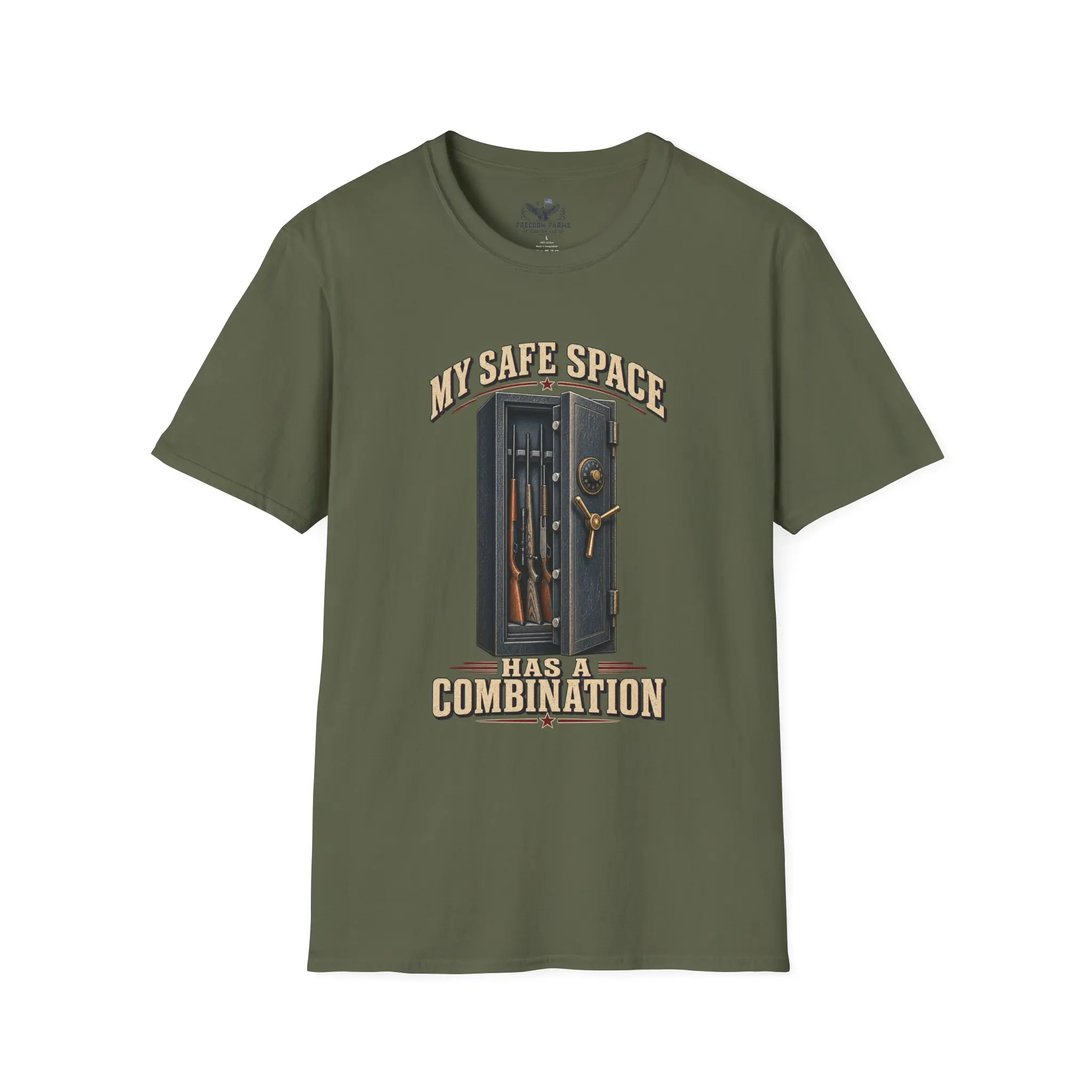 My Safe Space Has a Combination T-Shirt | Funny Gun Safe Tee - Image 9