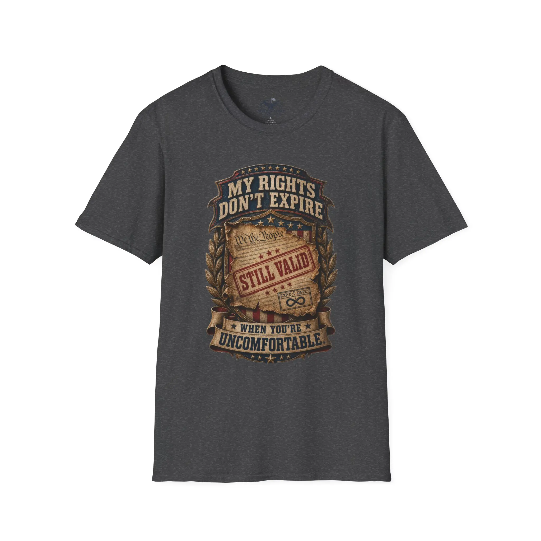 My Rights Don't Expire When You're Uncomfortable T-Shirt | We the People Tee - Image 9