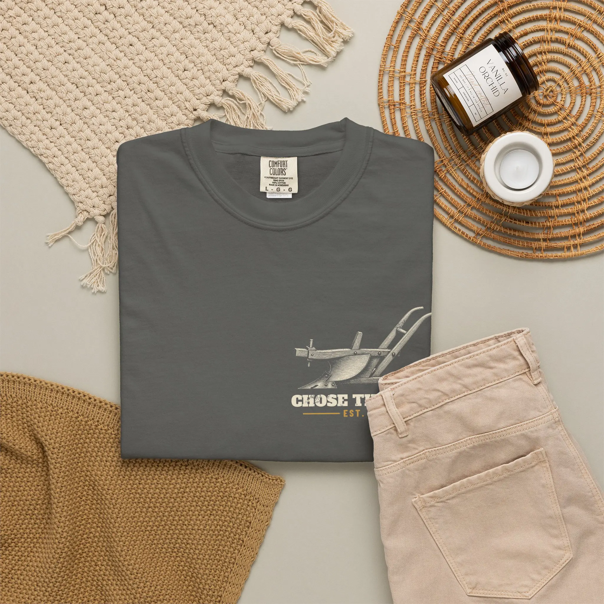 Could Have Been King, Chose the Farm T-Shirt | George Washington Front and Back Tee - Image 8