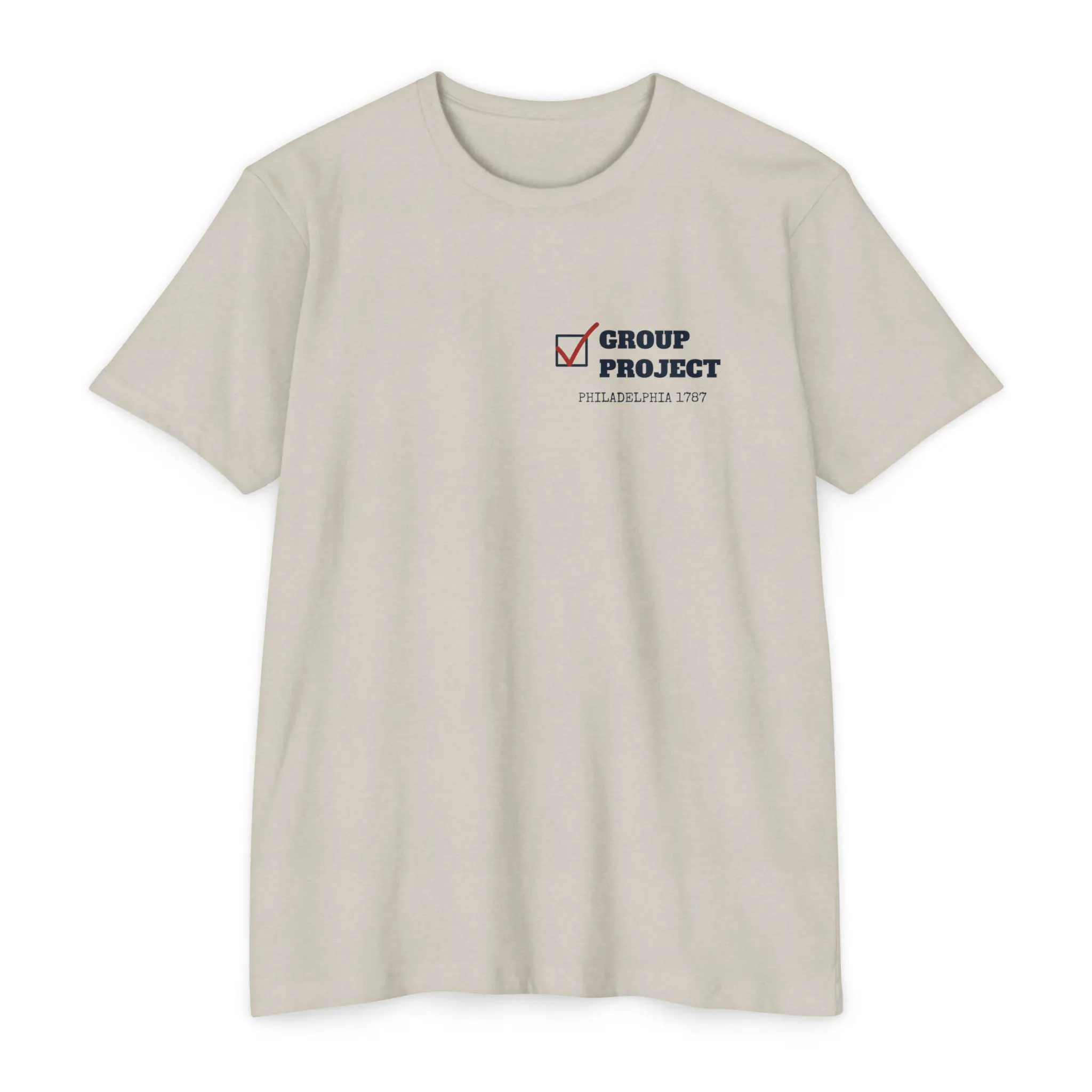 The Original Group Project T-Shirt | 1787 Convention Front and Back Tee - Image 5