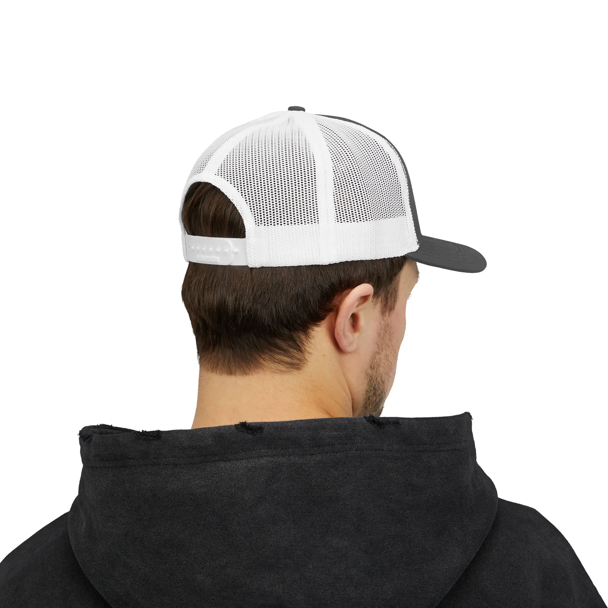 Chose the Farm Trucker Hat | Gold Embroidered Plow Snapback - Image 4