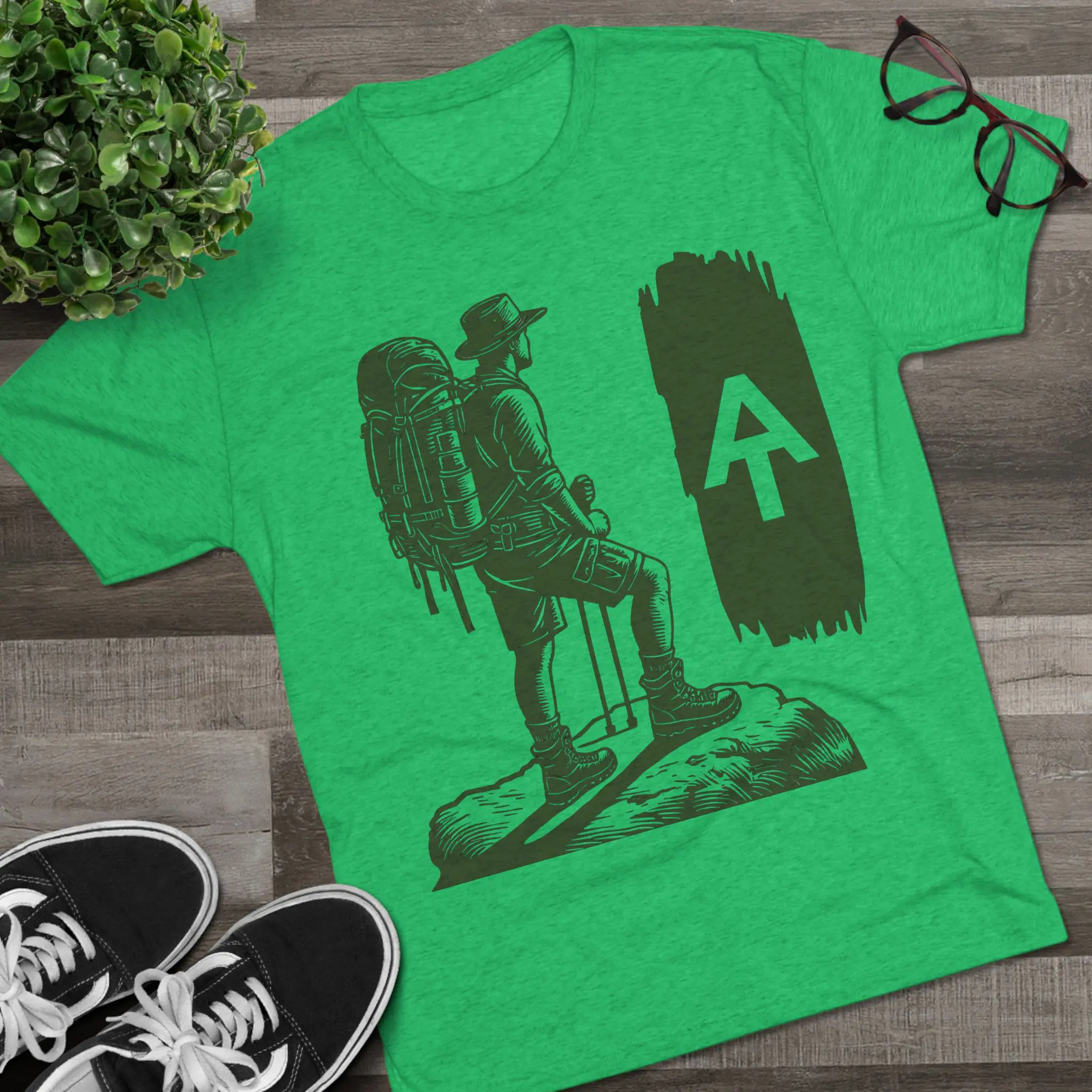 Appalachian Trail Hiker Tri-Blend Tee | AT Backpacker Mountain Shirt - Image 7
