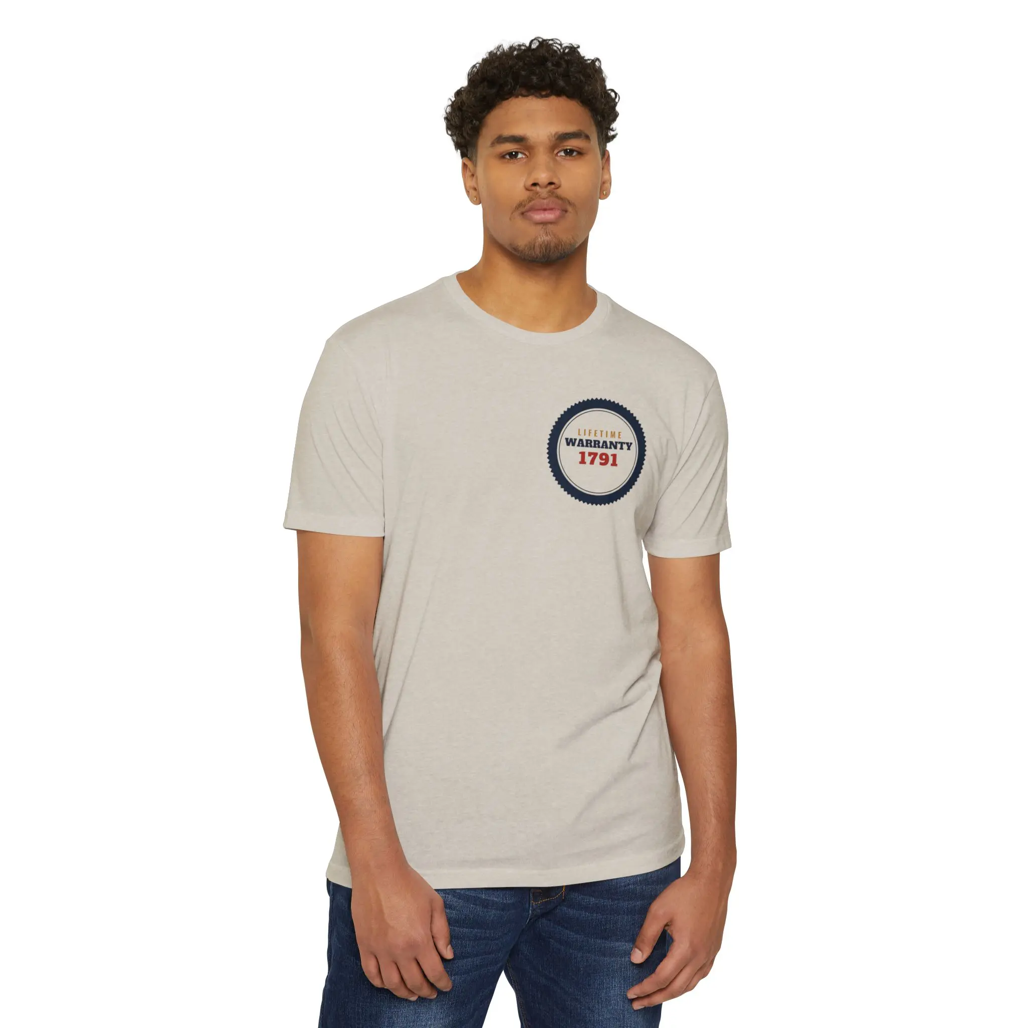 Lifetime Warranty 1791 T-Shirt | Second Amendment Front and Back Tee - Image 7