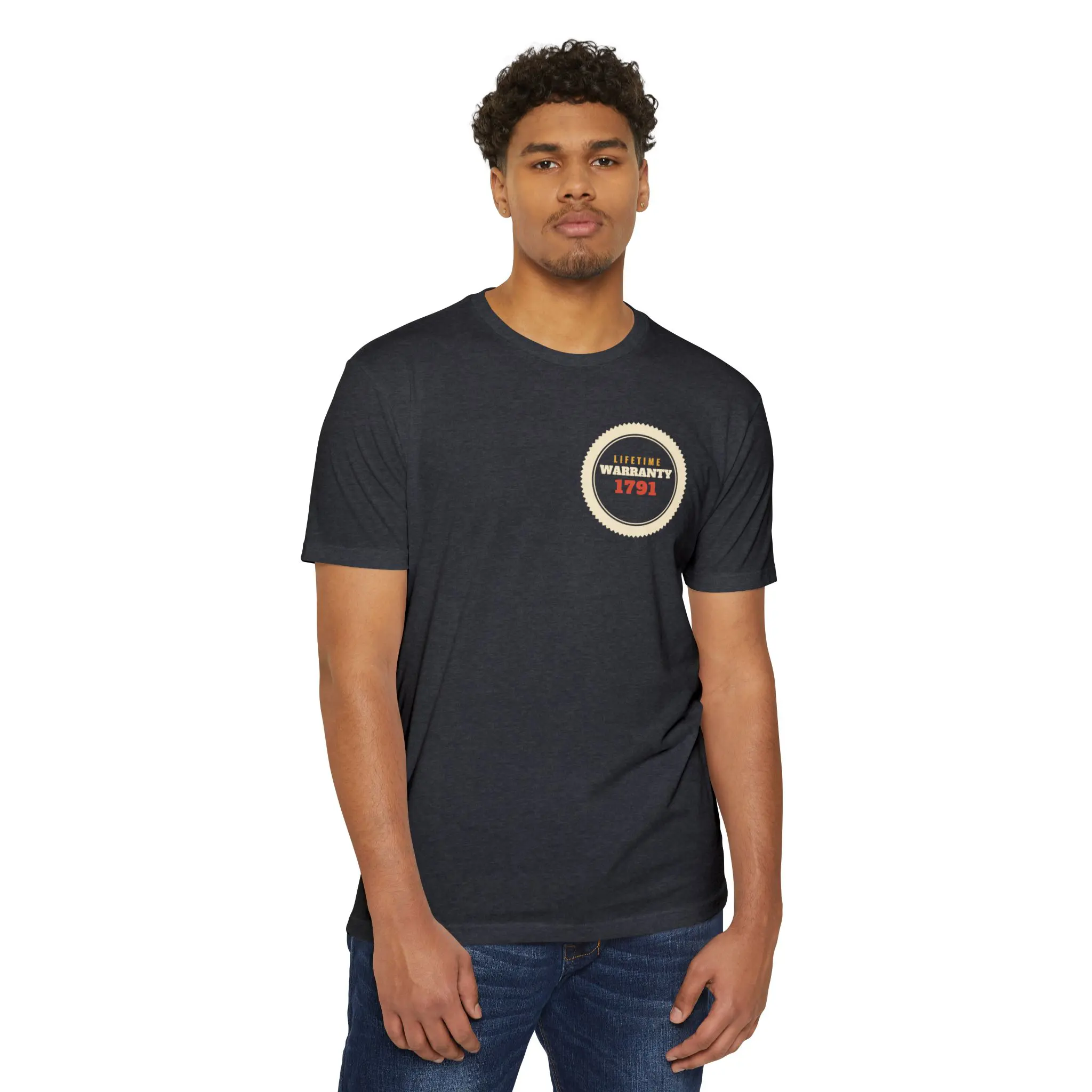 Lifetime Warranty 1791 T-Shirt | Second Amendment Front and Back Tee - Image 15