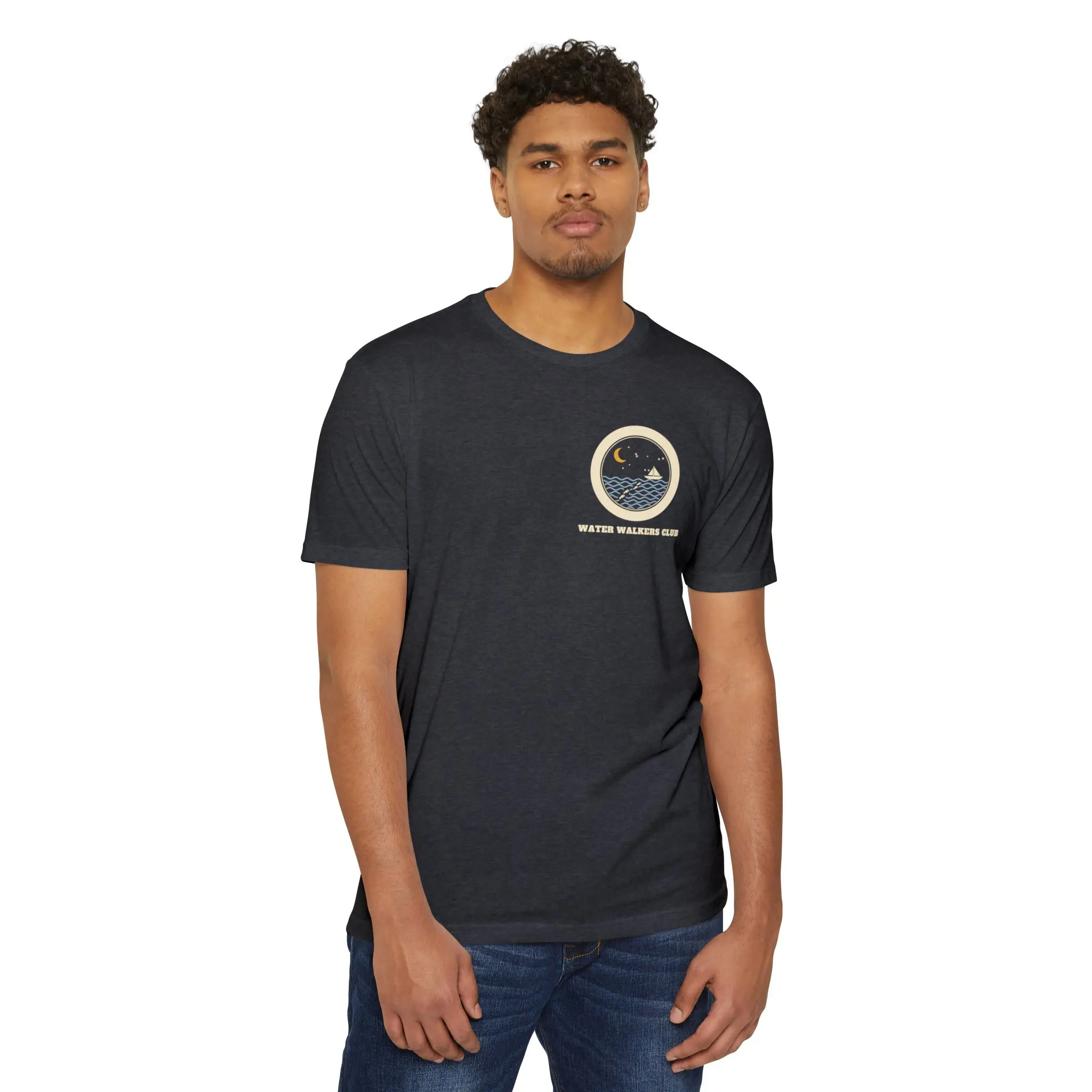 Water Walkers Club T-Shirt | Matthew 14 Front and Back Tee - Image 15