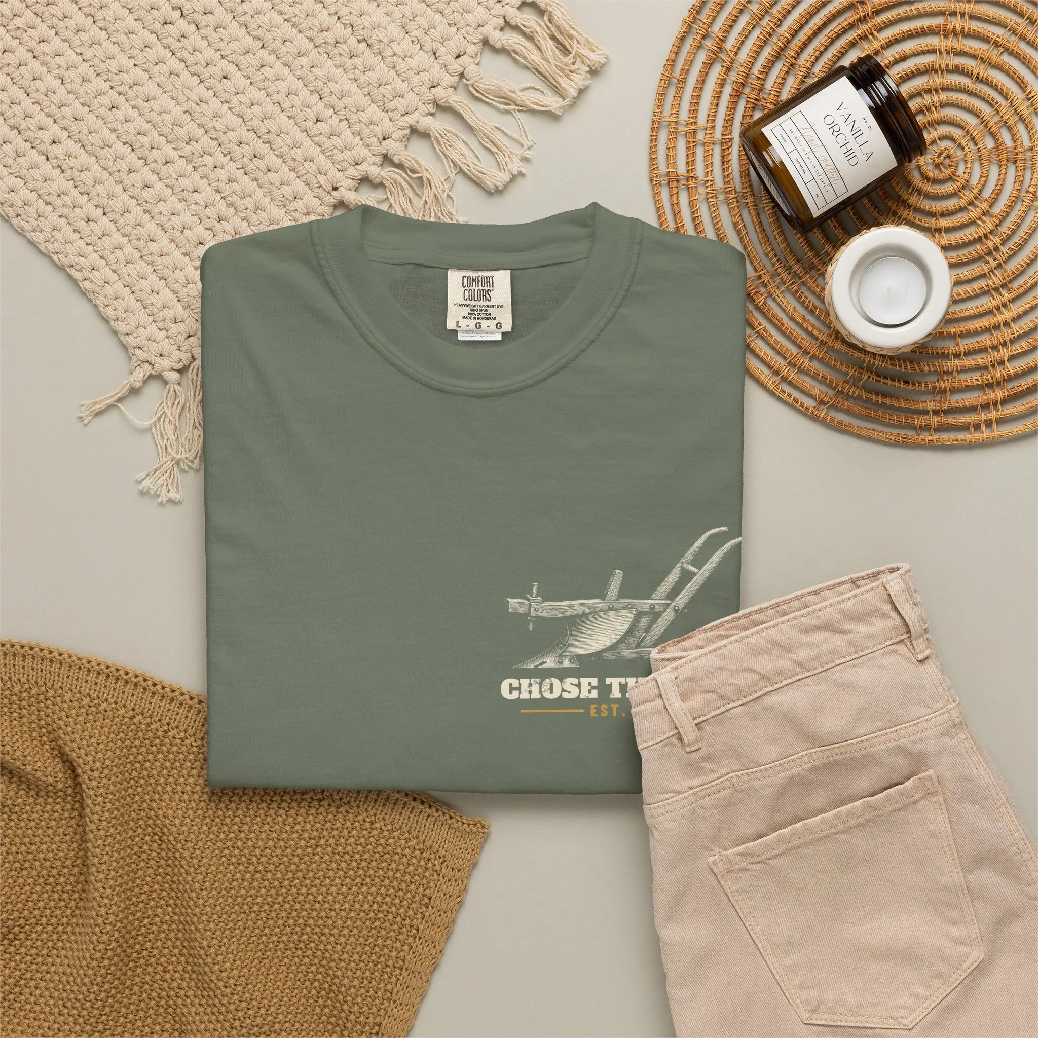 Could Have Been King, Chose the Farm T-Shirt | George Washington Front and Back Tee - Image 12