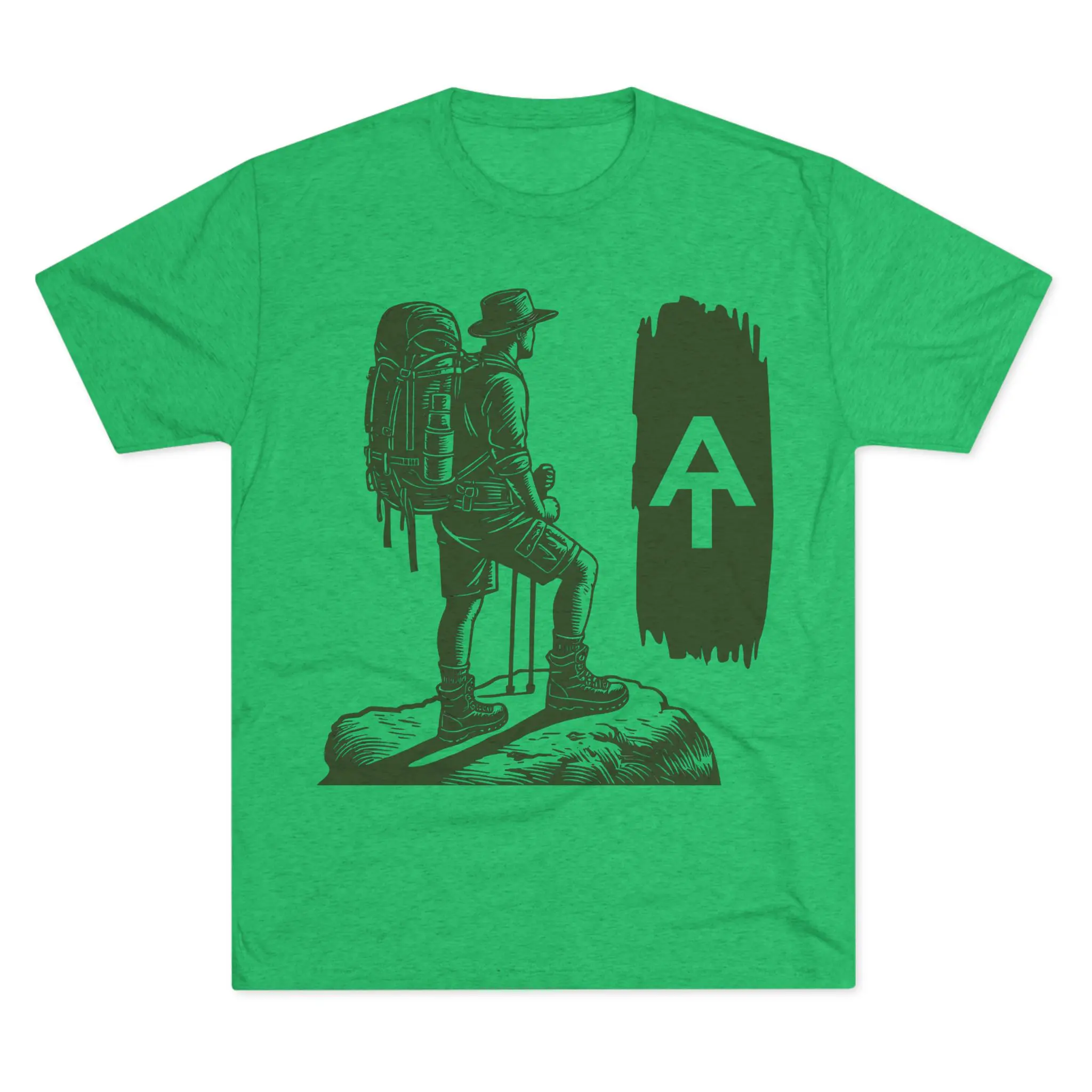 Appalachian Trail Hiker Tri-Blend Tee | AT Backpacker Mountain Shirt - Image 5
