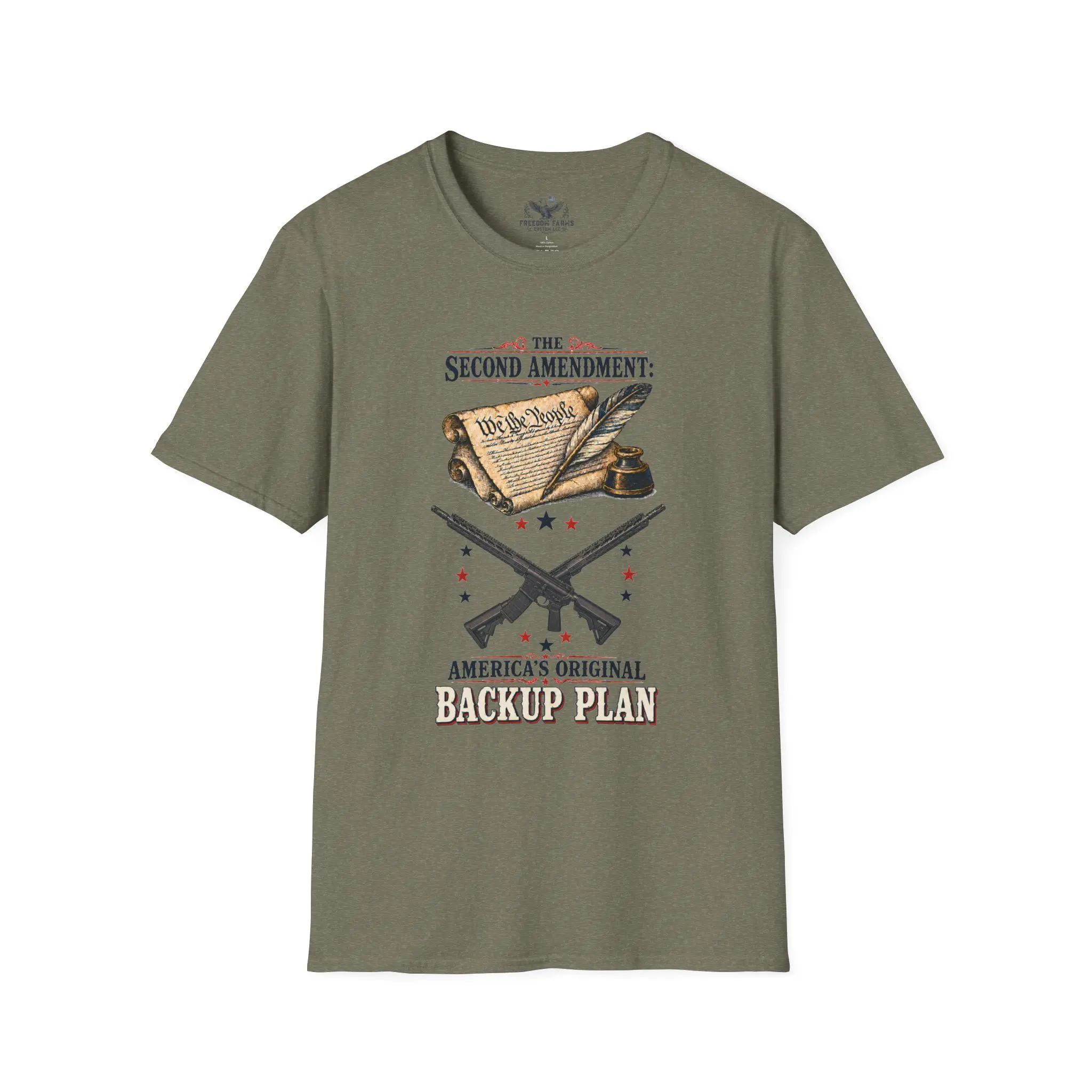 The Second Amendment: America's Original Backup Plan Tee | We the People 2A - Image 5