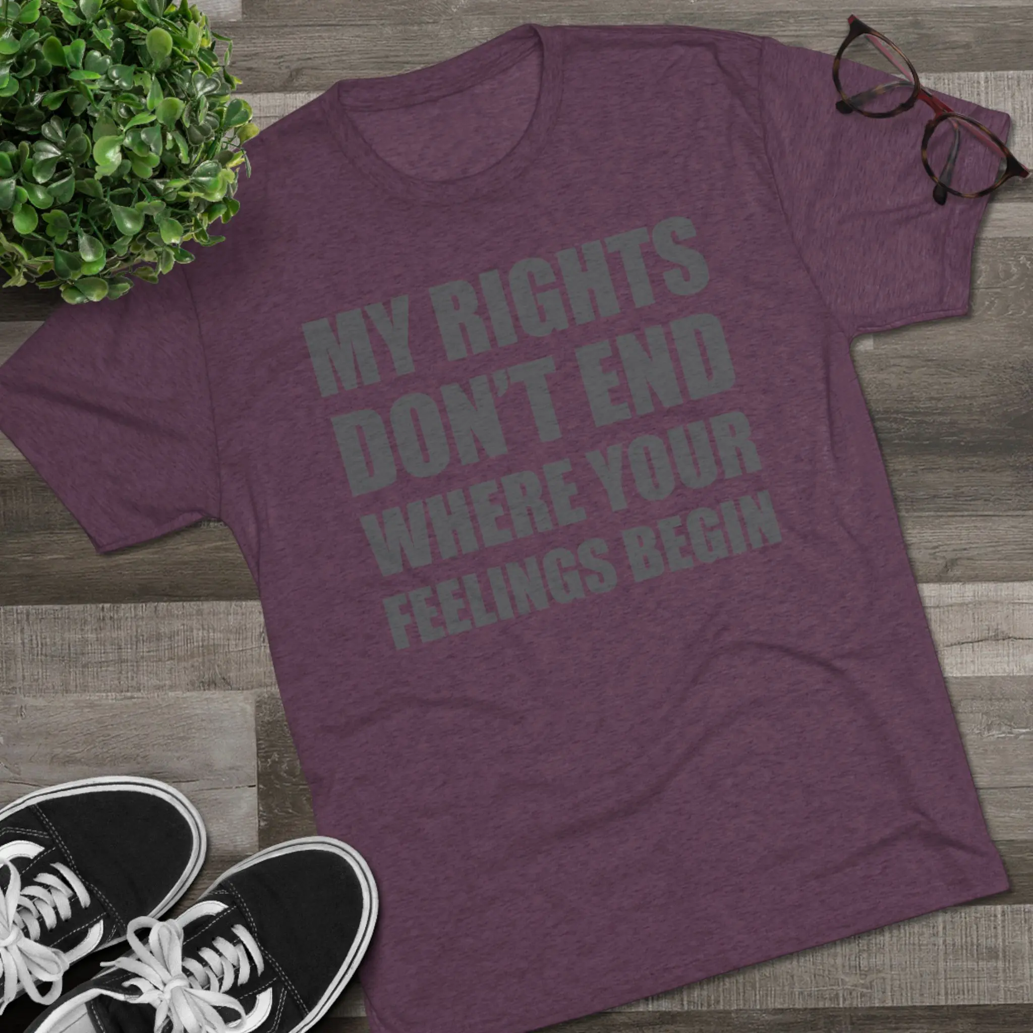 My Rights Don't End Where Your Feelings Begin Tee | Bold Freedom Shirt - Image 19