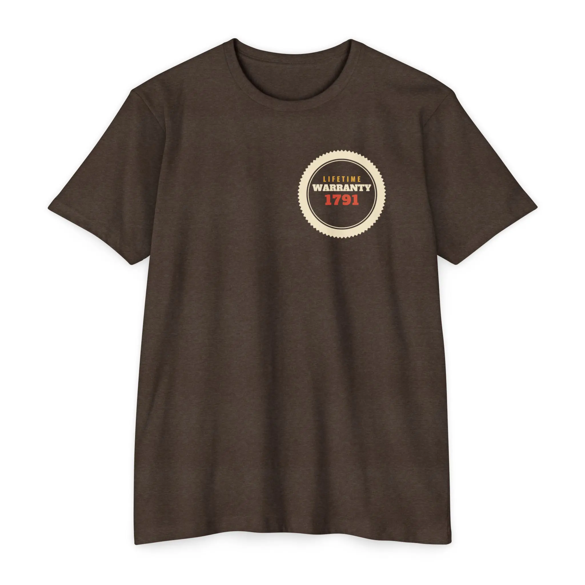 Lifetime Warranty 1791 T-Shirt | Second Amendment Front and Back Tee - Image 9