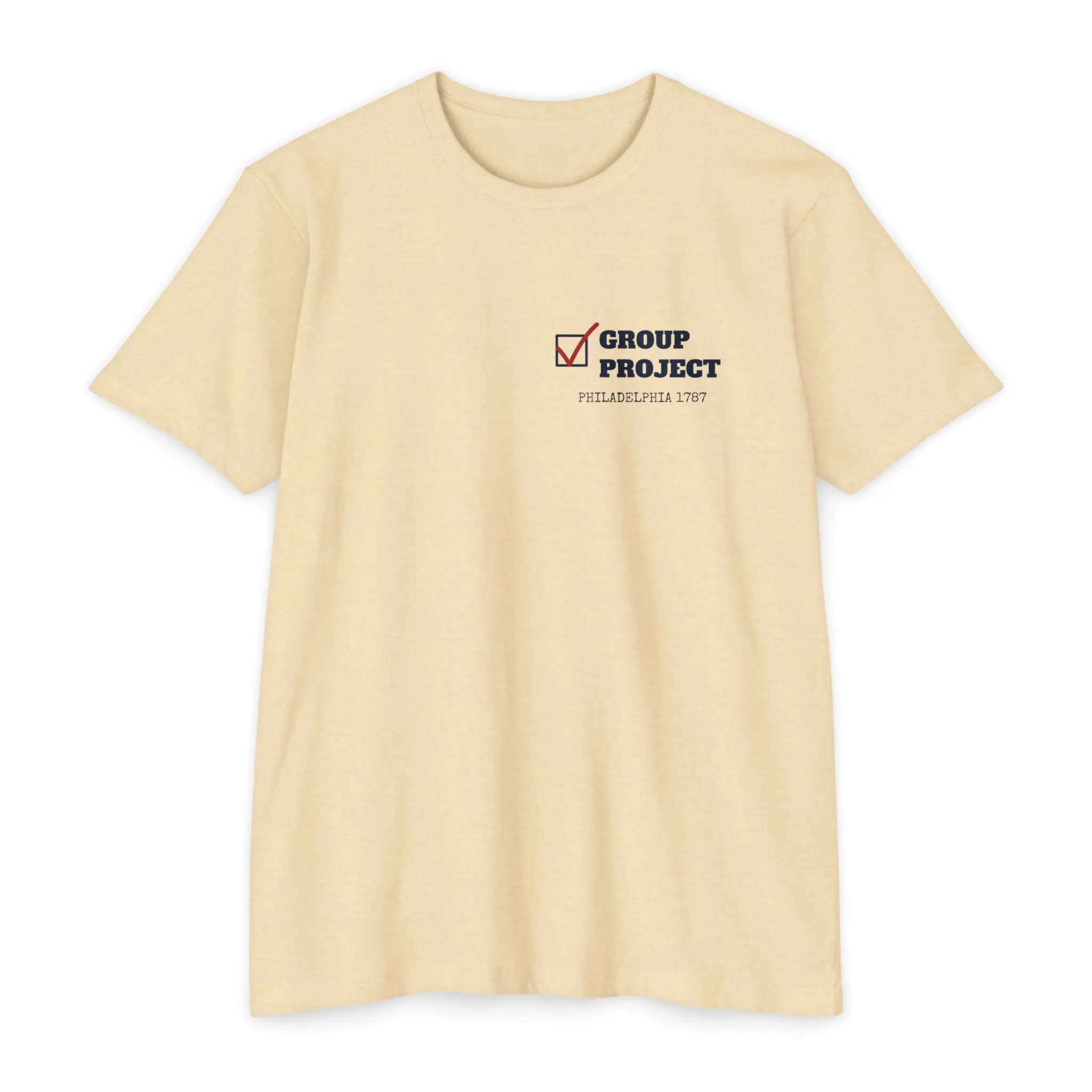 The Original Group Project T-Shirt | 1787 Convention Front and Back Tee