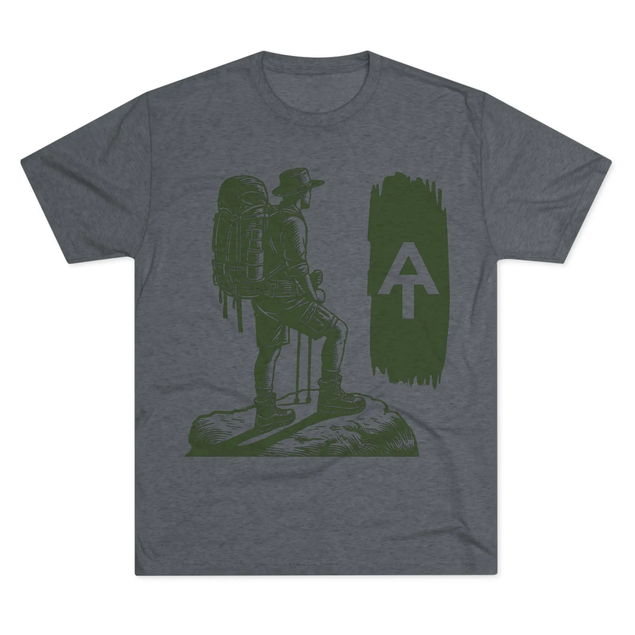 Appalachian Trail Hiker Tri-Blend Tee | AT Backpacker Mountain Shirt - Image 17