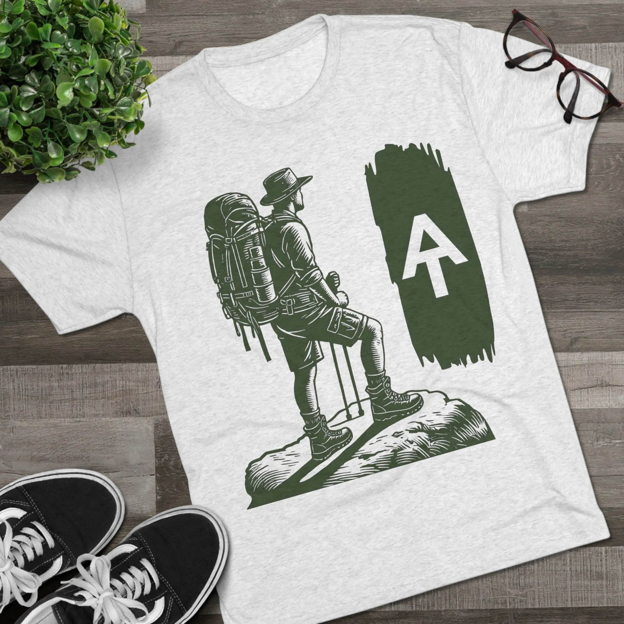 Appalachian Trail Hiker Tri-Blend Tee | AT Backpacker Mountain Shirt - Image 3