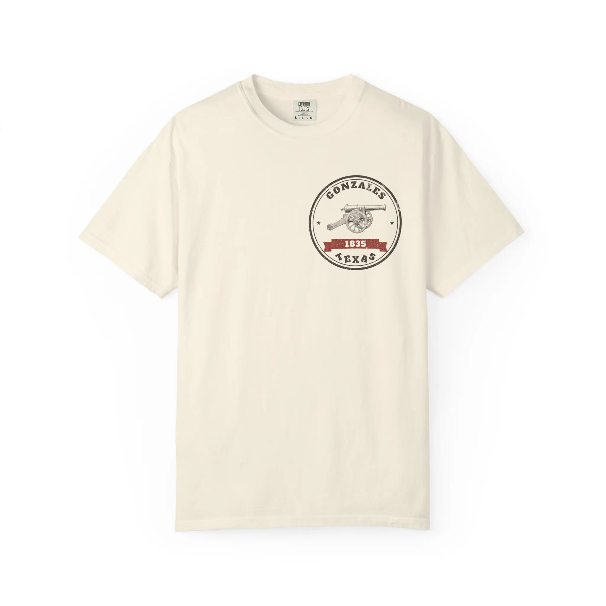 Borrowed It in 1831 T-Shirt | Gonzales Cannon 1835 Texas History Front and Back Tee