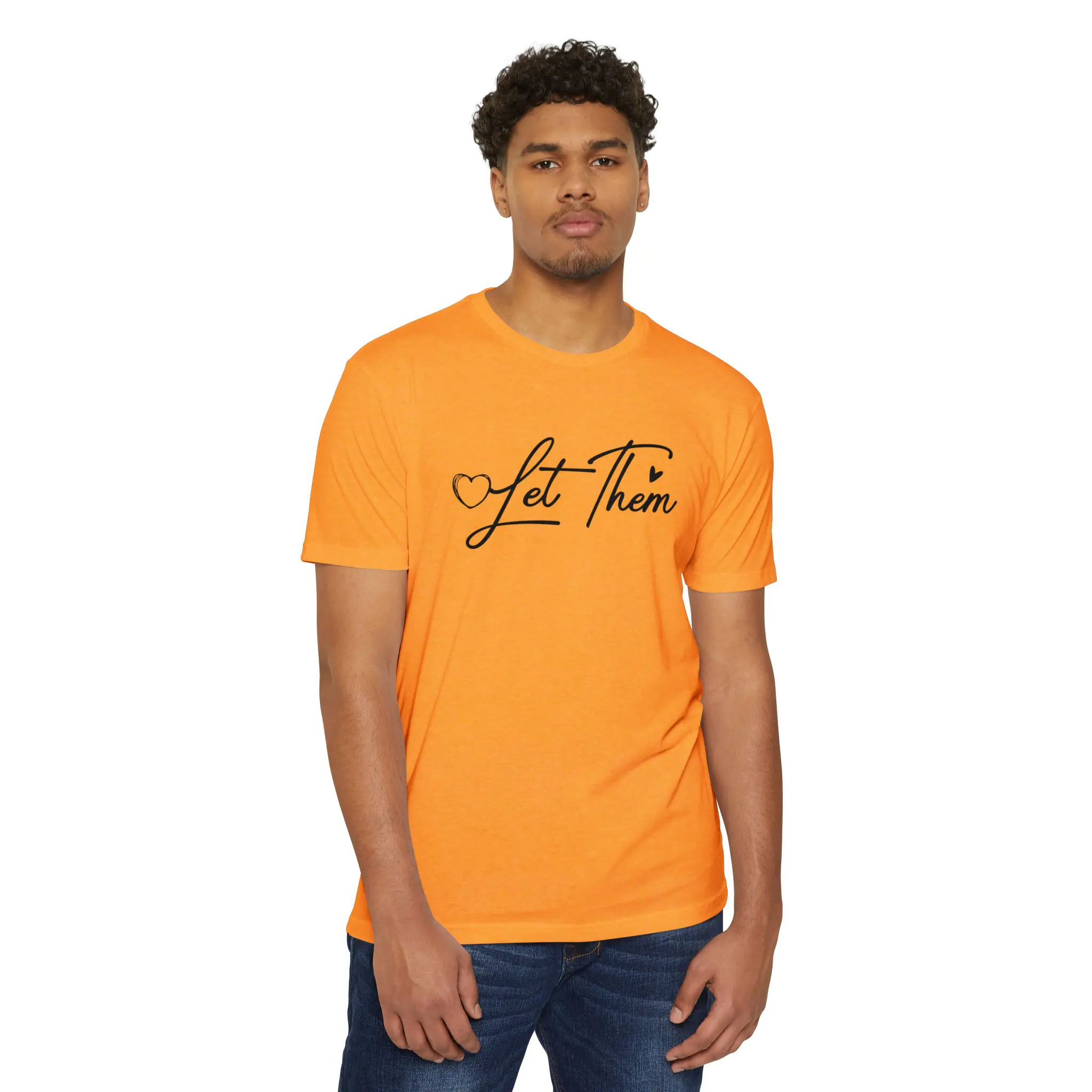 Let Them Front and Back Print T-Shirt | Never Let Them Dim Your Light Tee - Image 11