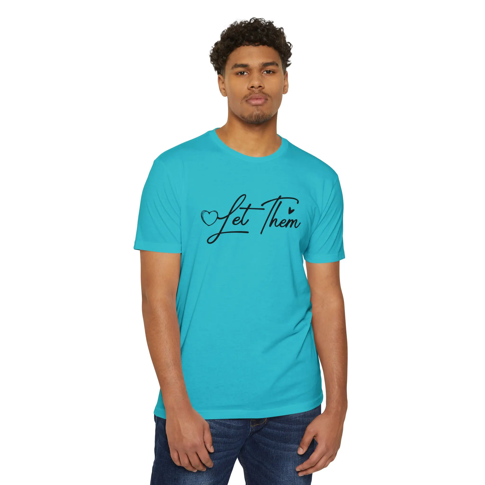 Let Them Front and Back Print T-Shirt | Never Let Them Dim Your Light Tee - Image 19