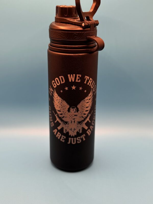 SAMPLE BLACK TUMBLER ENGRAVED