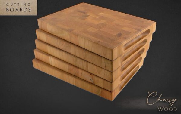 Cherry Wood Cutting Board 8 x 12 x 1"