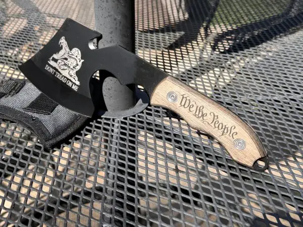 Multi-use Axe engraved
